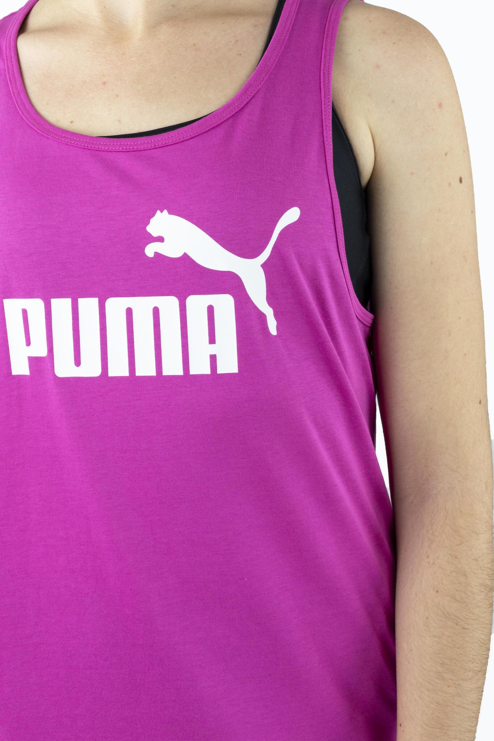 Puma Camiseta Sin Mangas Essentials Rosa 3/3