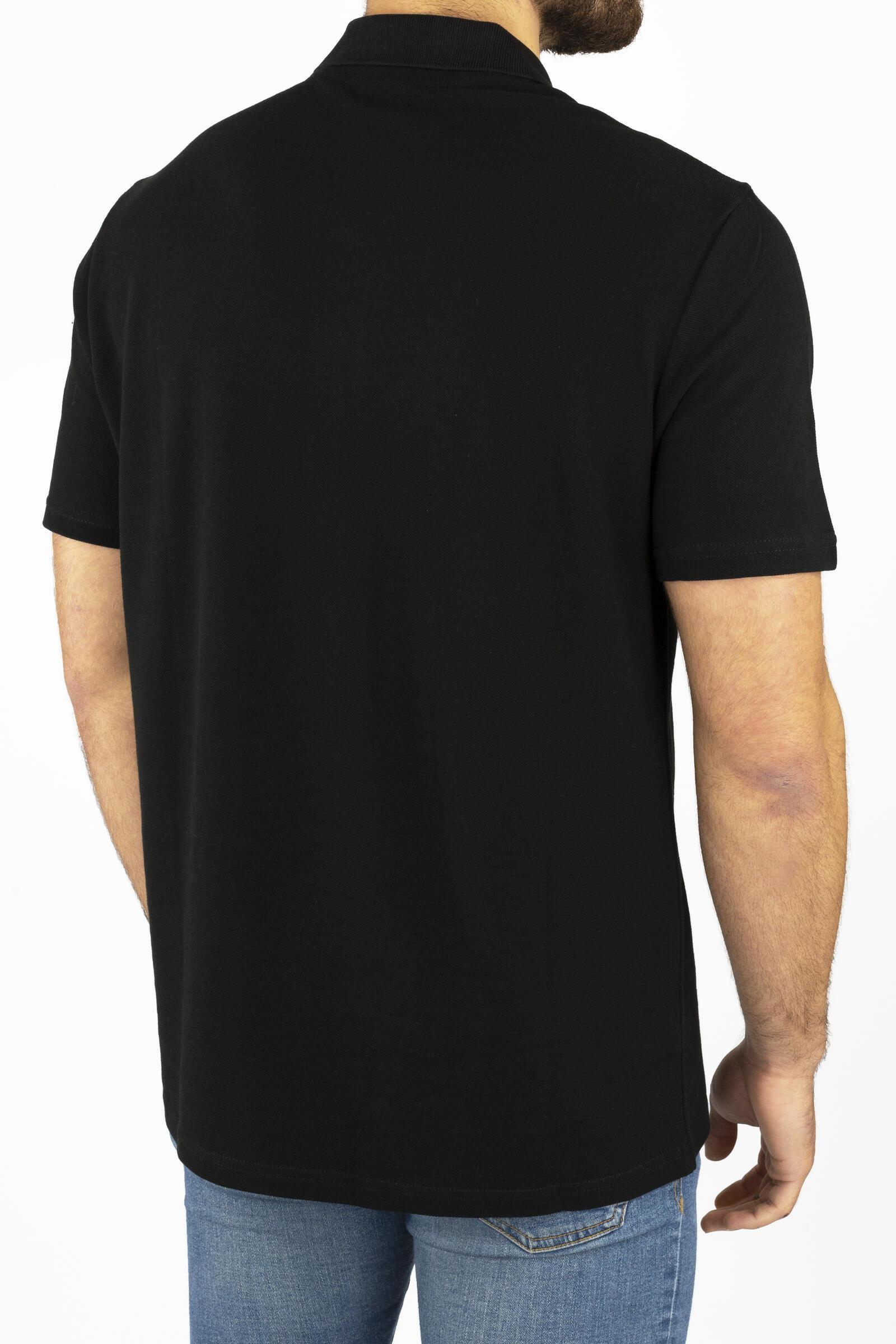 Puma Polo De Manga Corta Essentials Negro 3/4