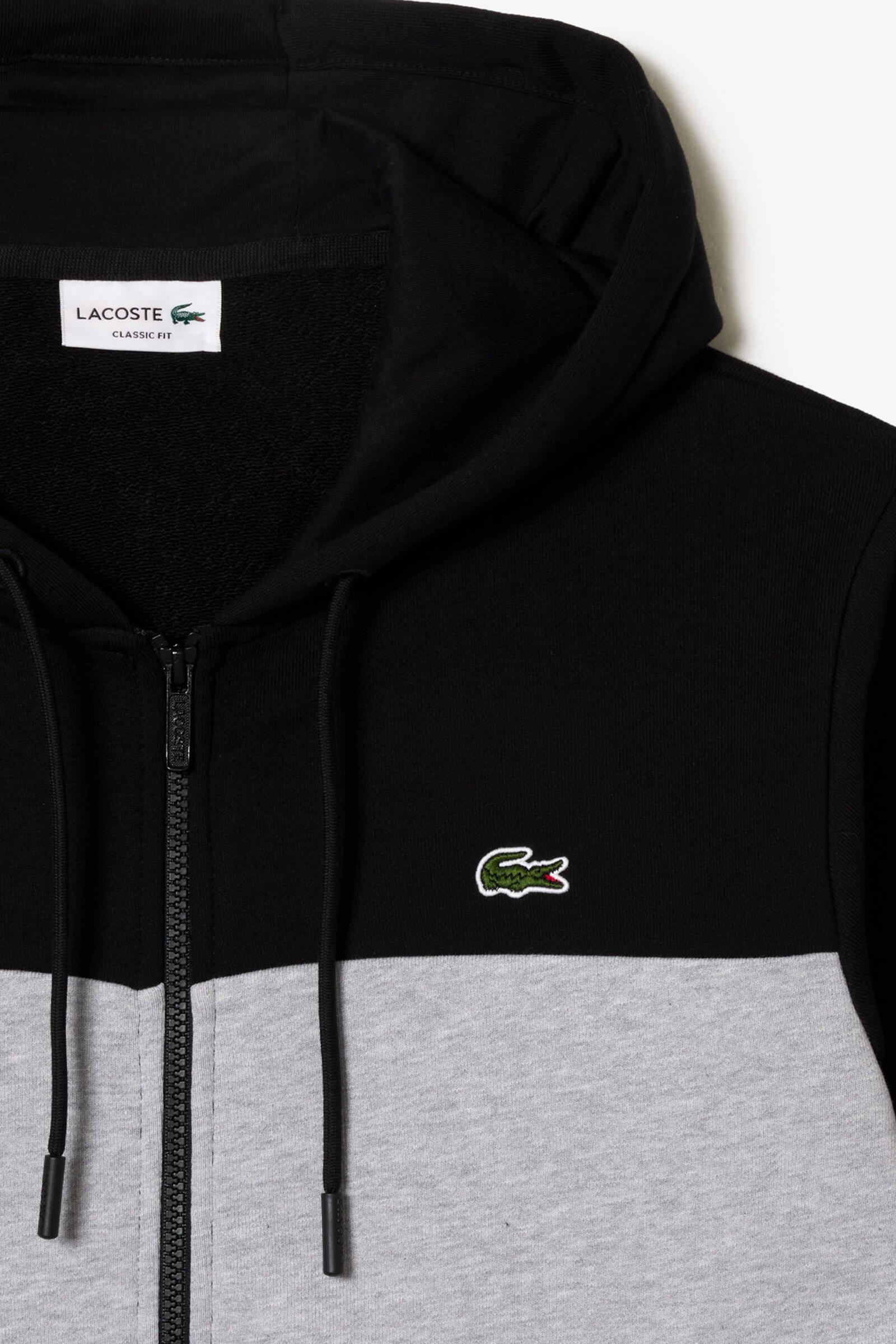 Lacoste Sudadera Lacoste Jogger Con Diseño Color Block Negro/gris 2/5