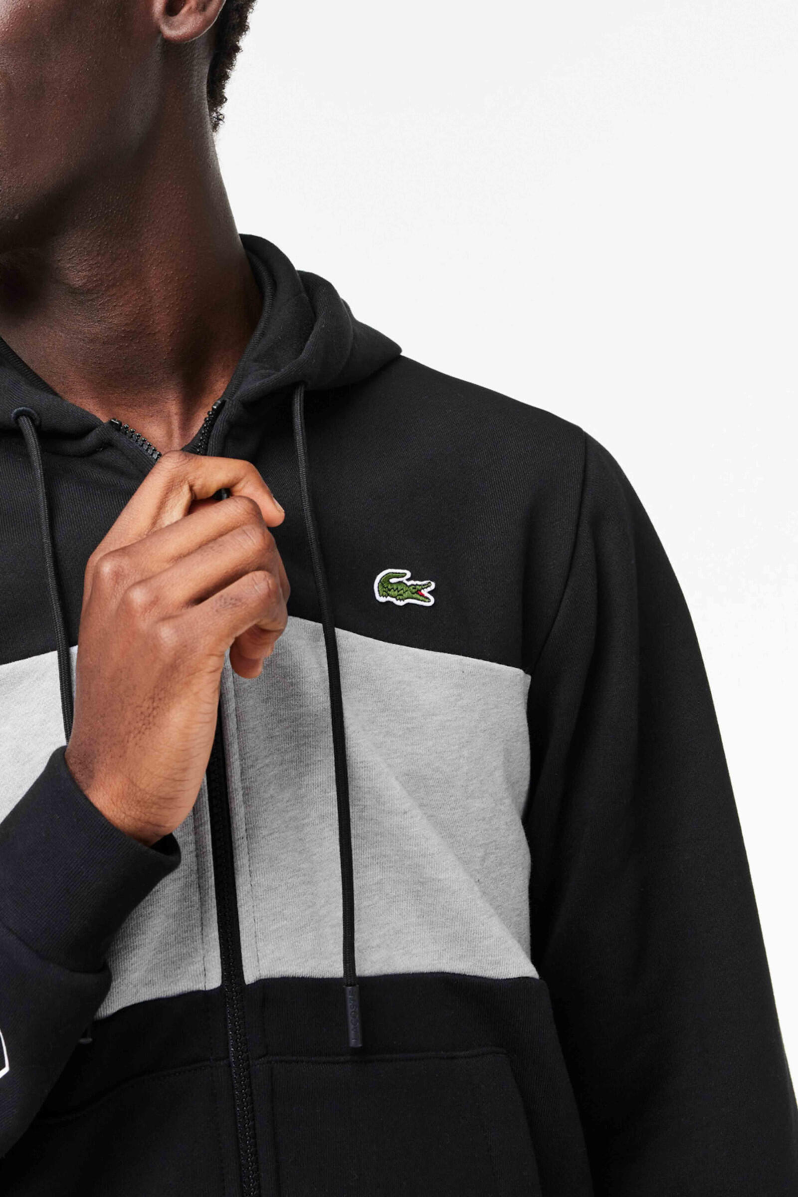 Lacoste Sudadera Lacoste Jogger Con Diseño Color Block Negro/gris 4/5