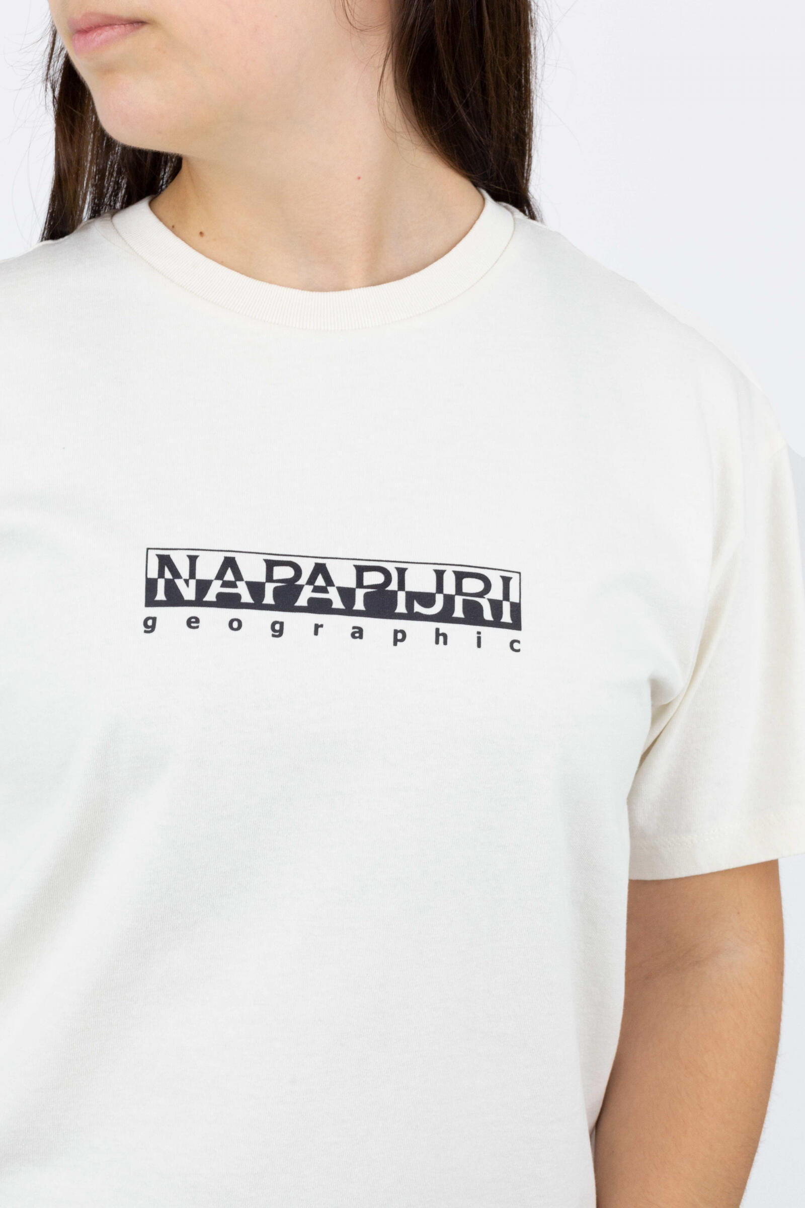 Napapijri Camiseta S-box Blanco 4/4