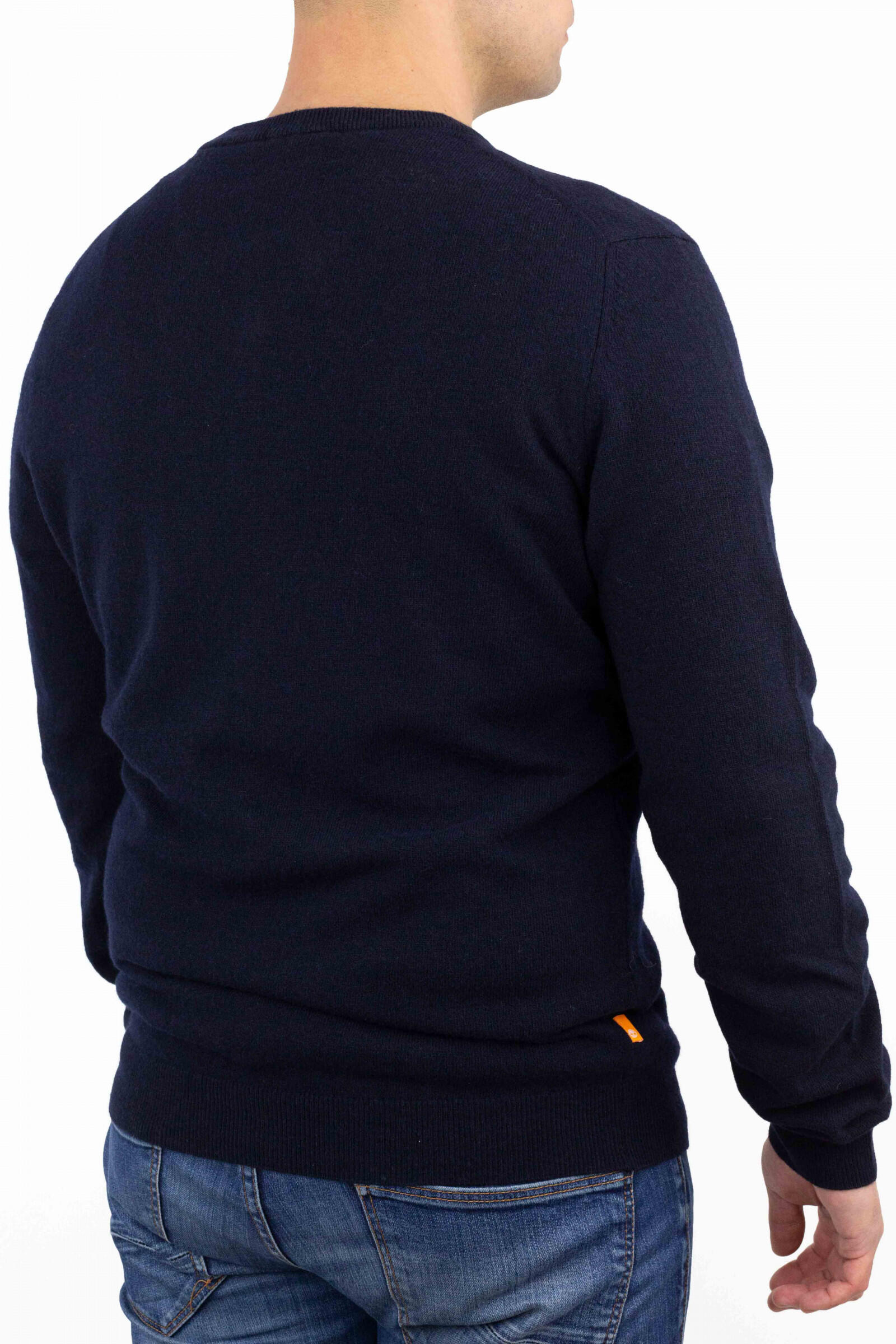 Timberland Jersey De Pico Merino Azul Oscuro 3/4
