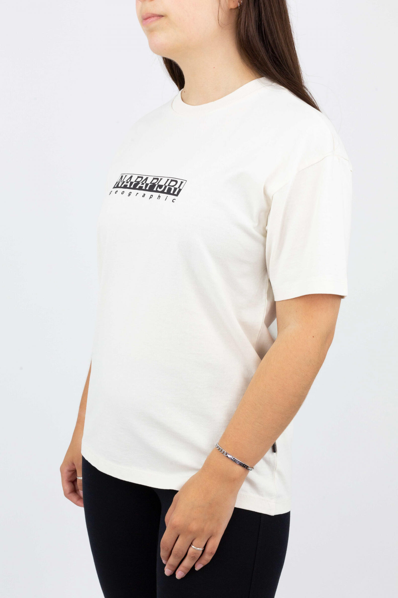 Napapijri Camiseta S-box Blanco 2/4