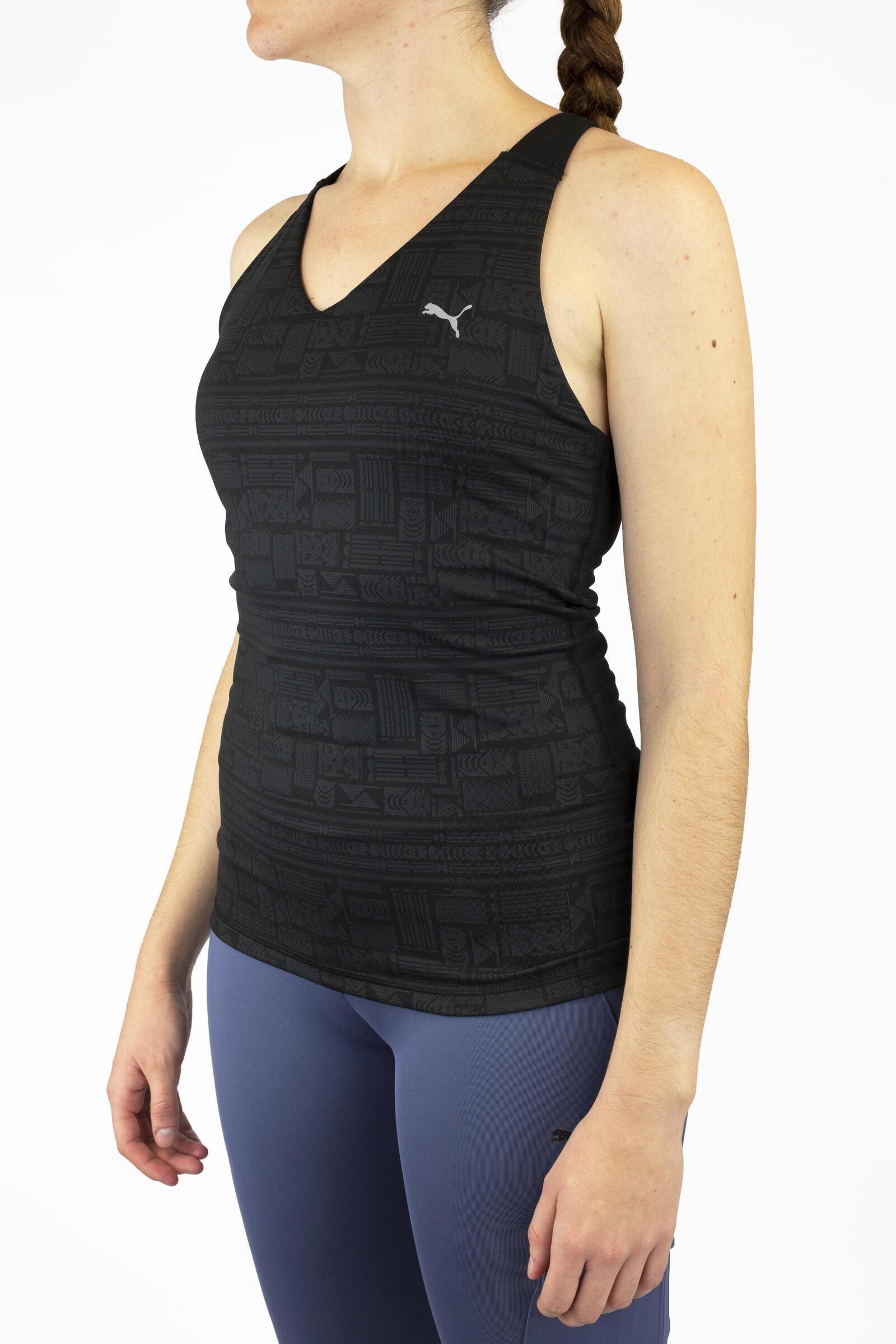 Puma Camiseta Deportiva Sin Mangas All Eyes On Me Negro 2/4
