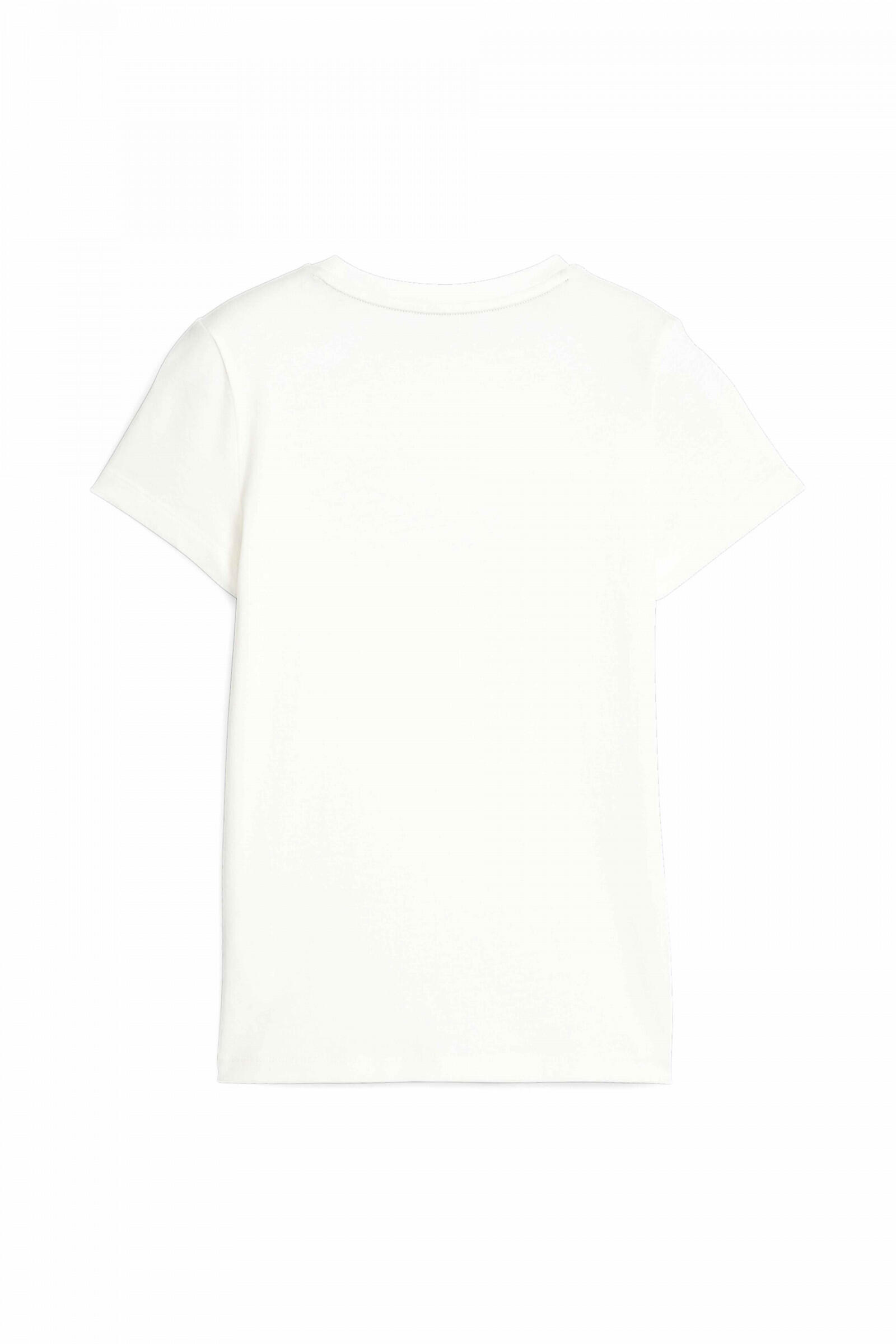 Puma Camiseta Essentials+ Con Logo Infantil Puma Blanco 2/2