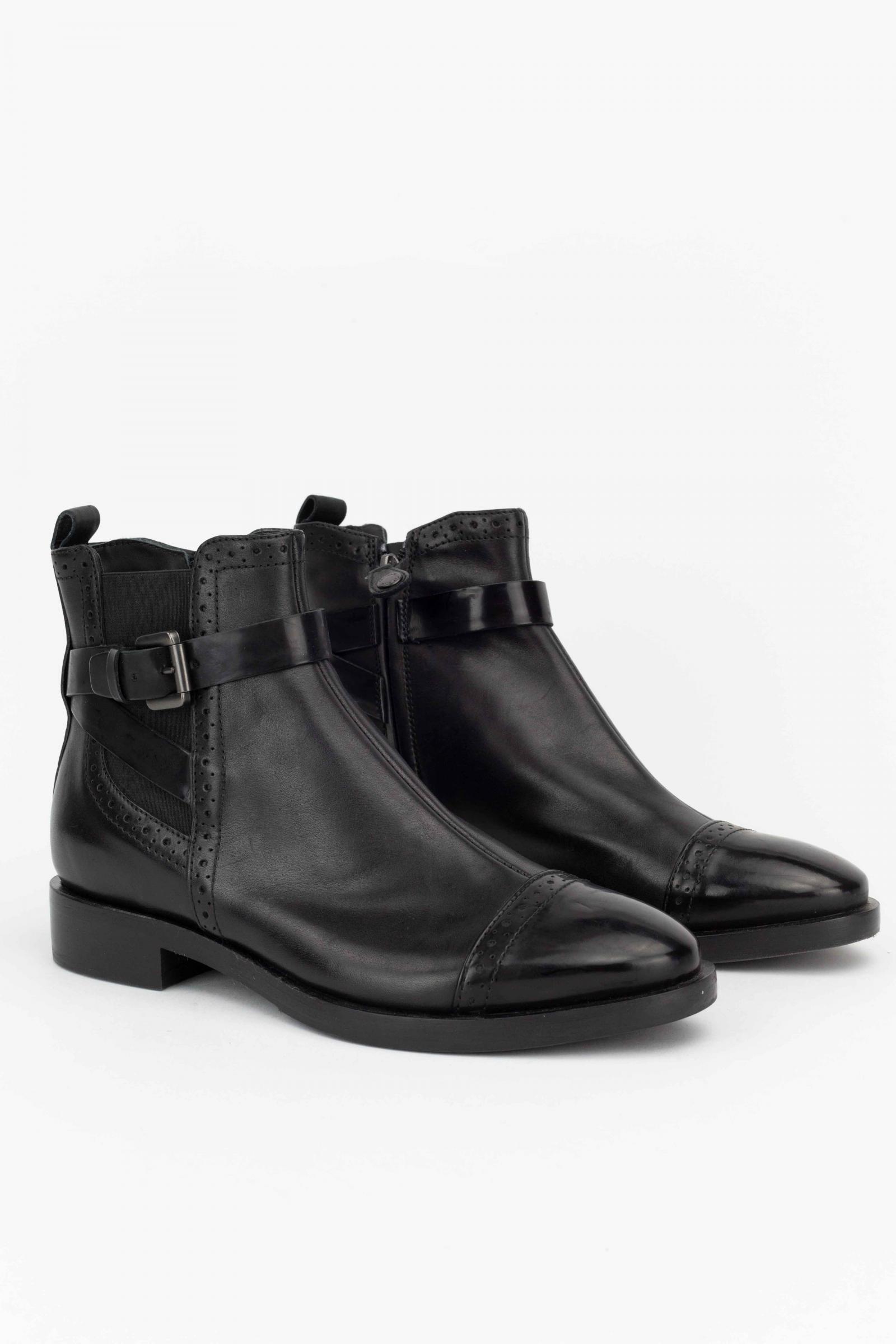Geox Botas Donna Brogue C Negro 3/4
