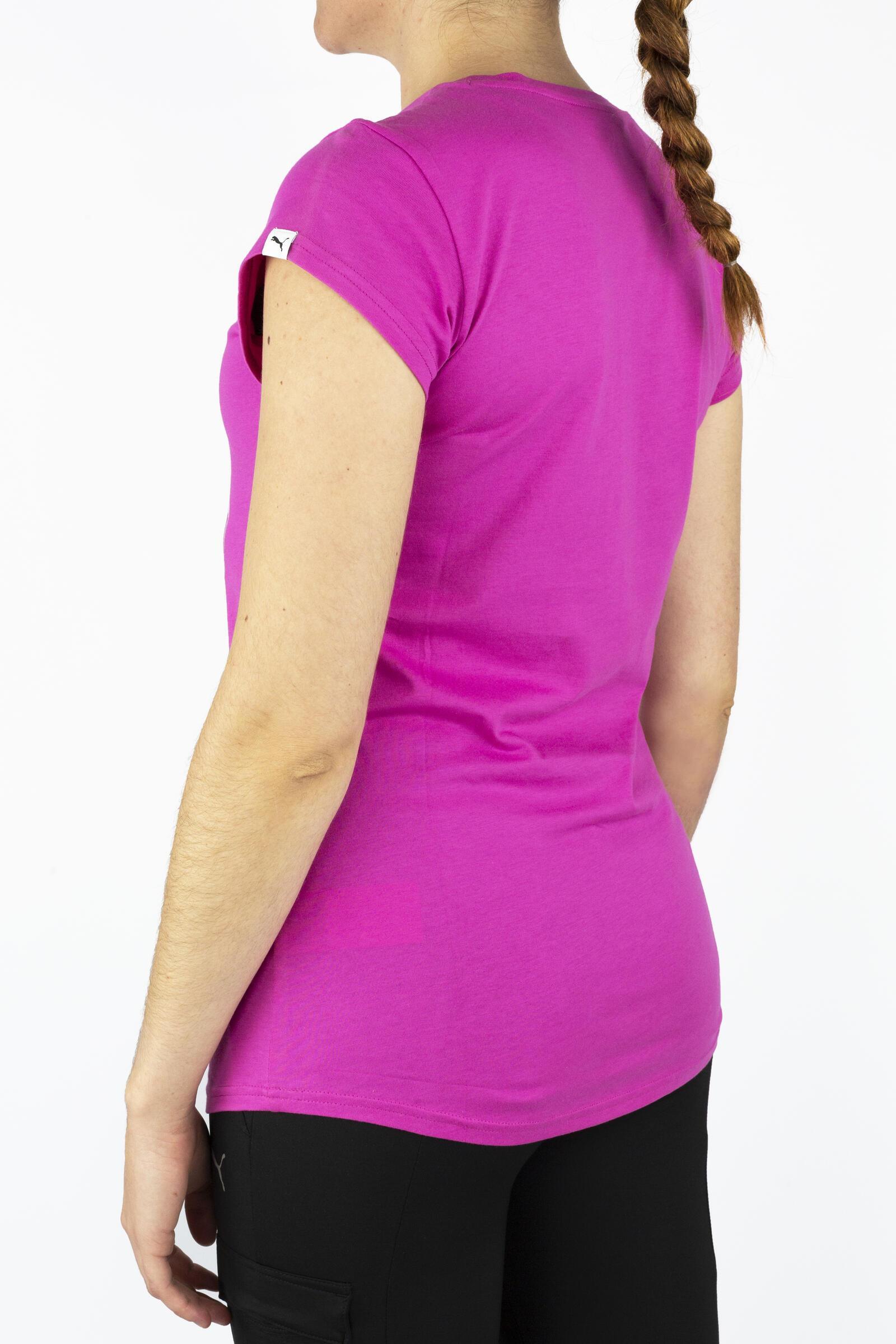Puma Camiseta De Manga Corta Swagger Font Rosa 3/4