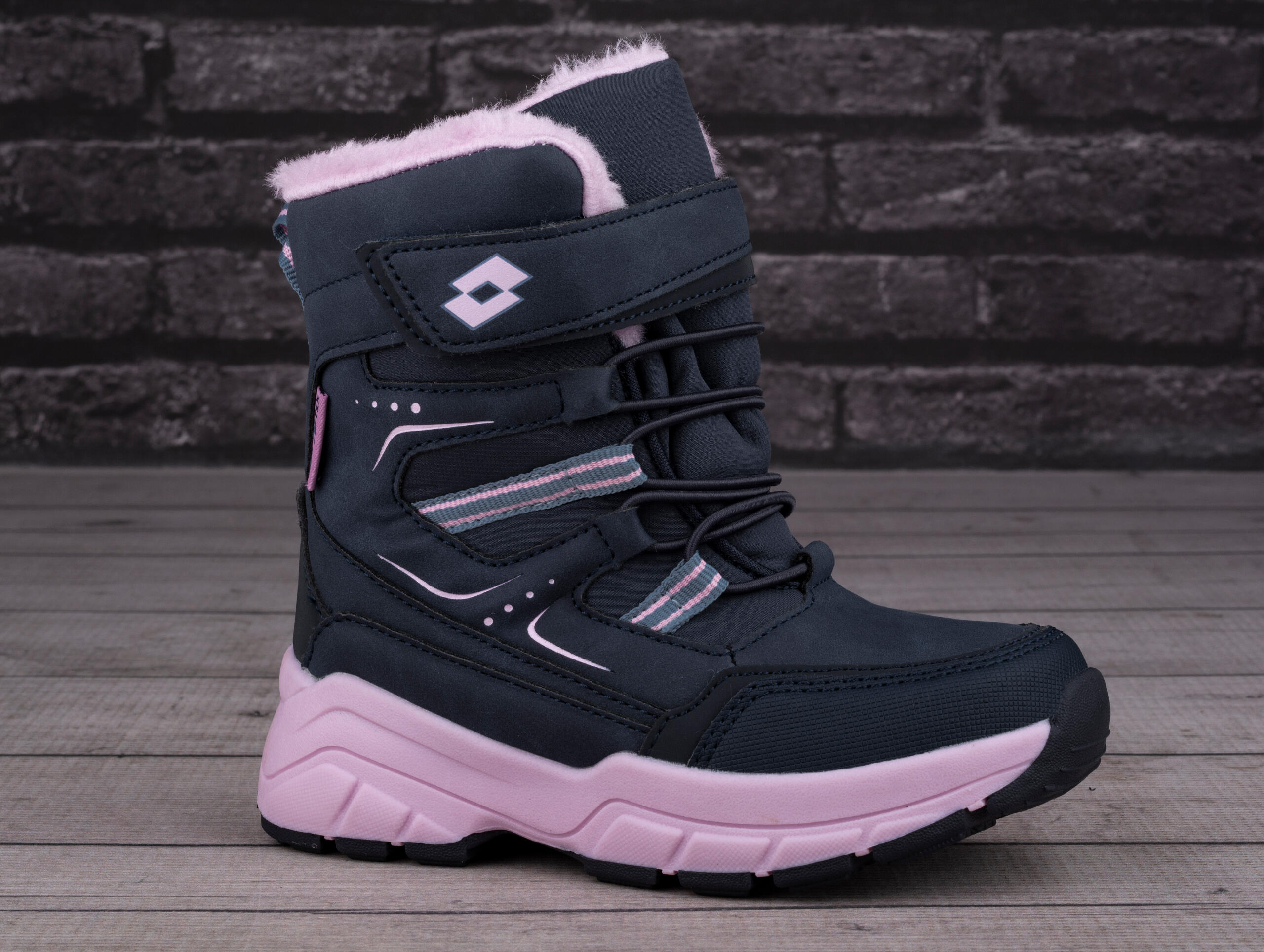 Buty dziecięce zimowe ocieplane Lotto NIZINA TEX K