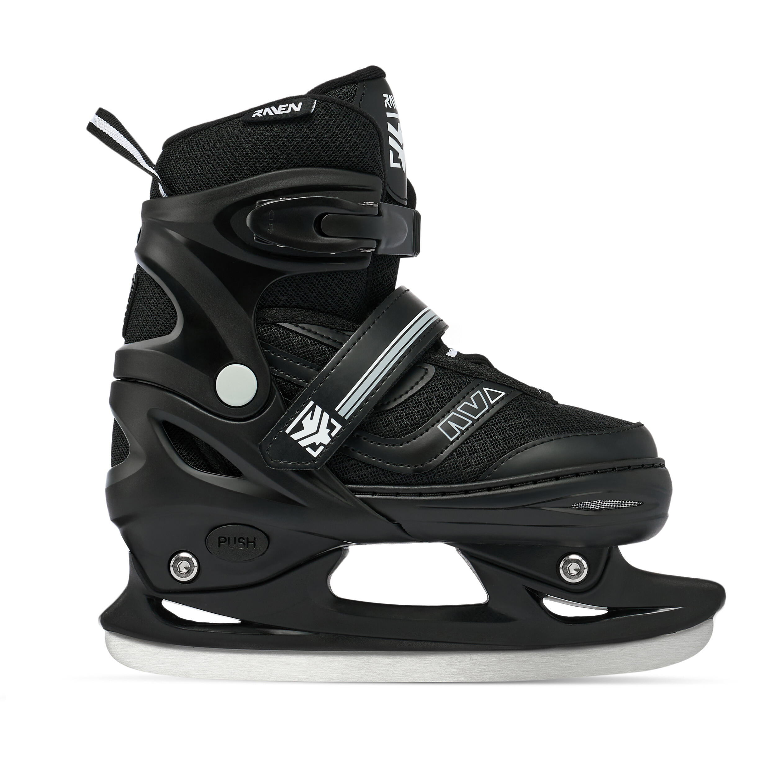 Raven Drill Patins de hóquei de rodas ajustáveis 2 em 1 4/5