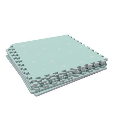 Spielmatte aus Schaumstoff für Babys MONTESSORI Blau 2,18 m2
