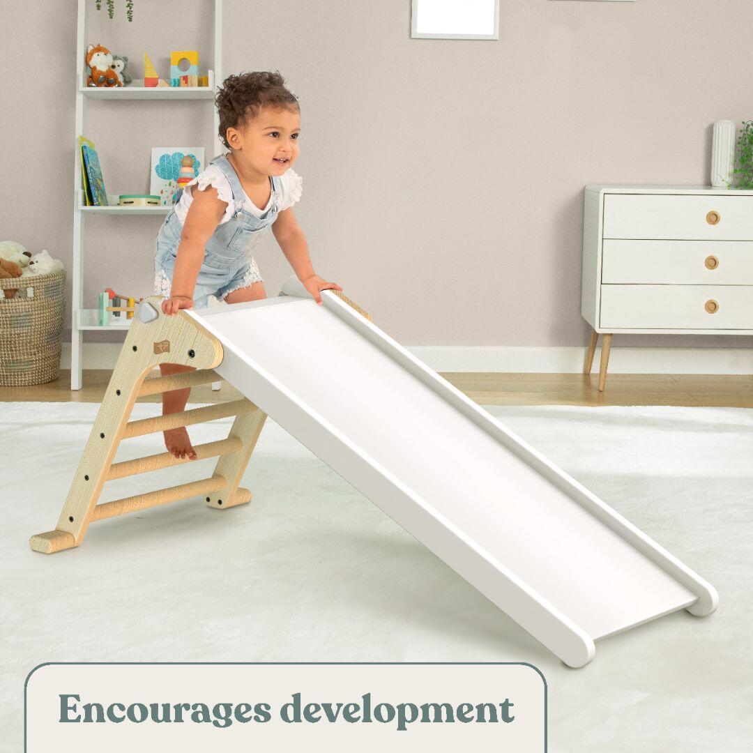 Klappbare Rutsche MONTESSORI Weiß FSC® 2/5