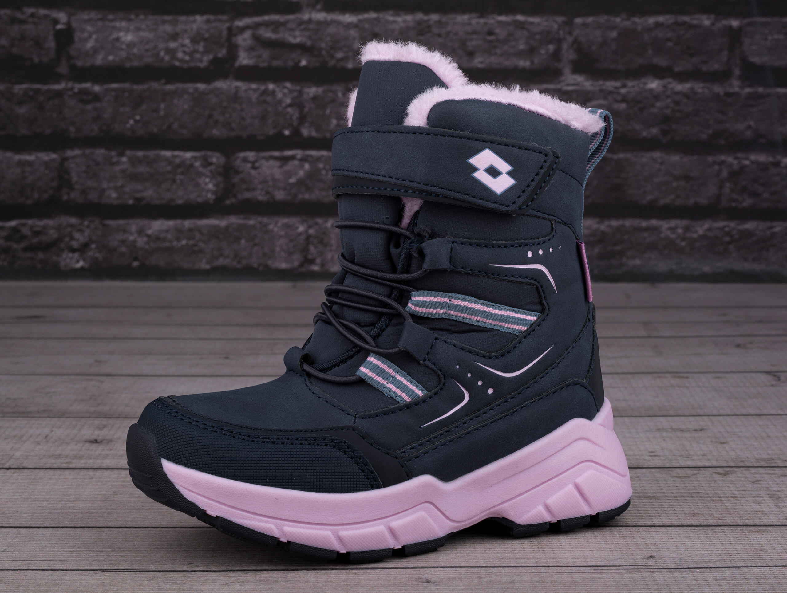 Buty dziecięce zimowe ocieplane Lotto NIZINA TEX K 3/6