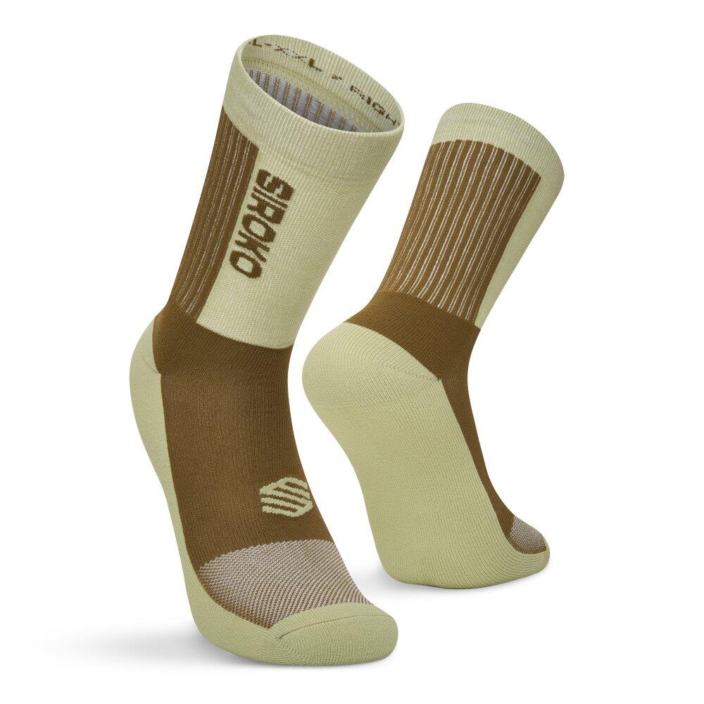 Chaussettes VTT mi-mollet Cyclisme Homme et Femme MTB Shred Matcha Vert 2/6