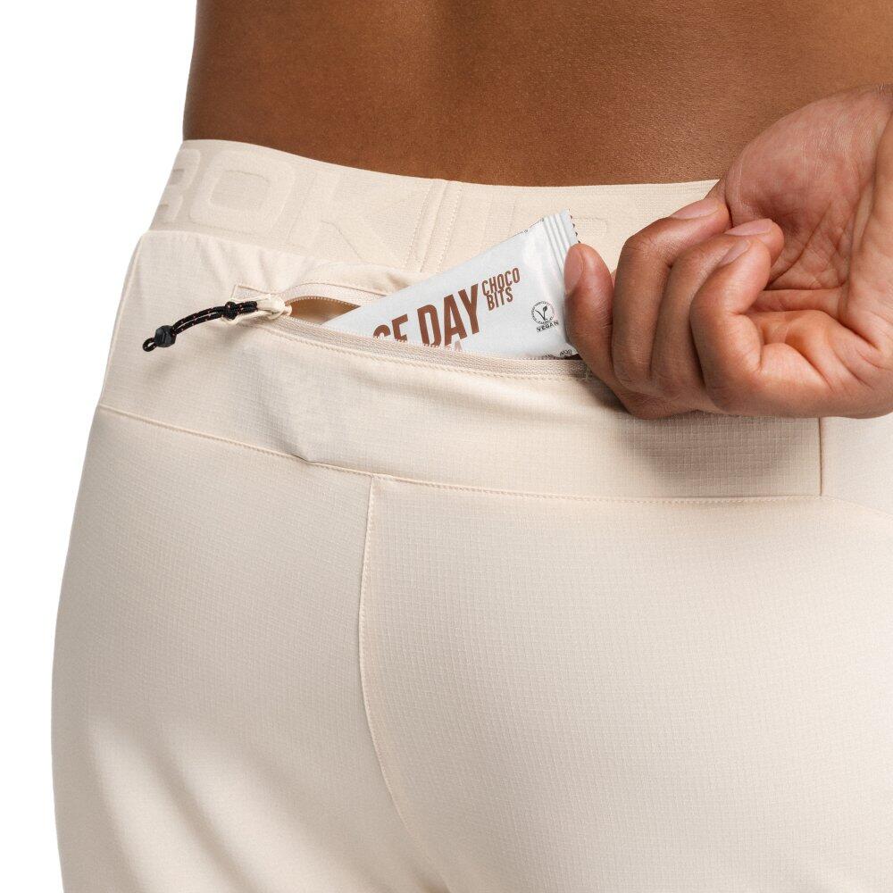 Herren Wandern 2in1-trailrunning-shorts Overland Stone Beige 4/7