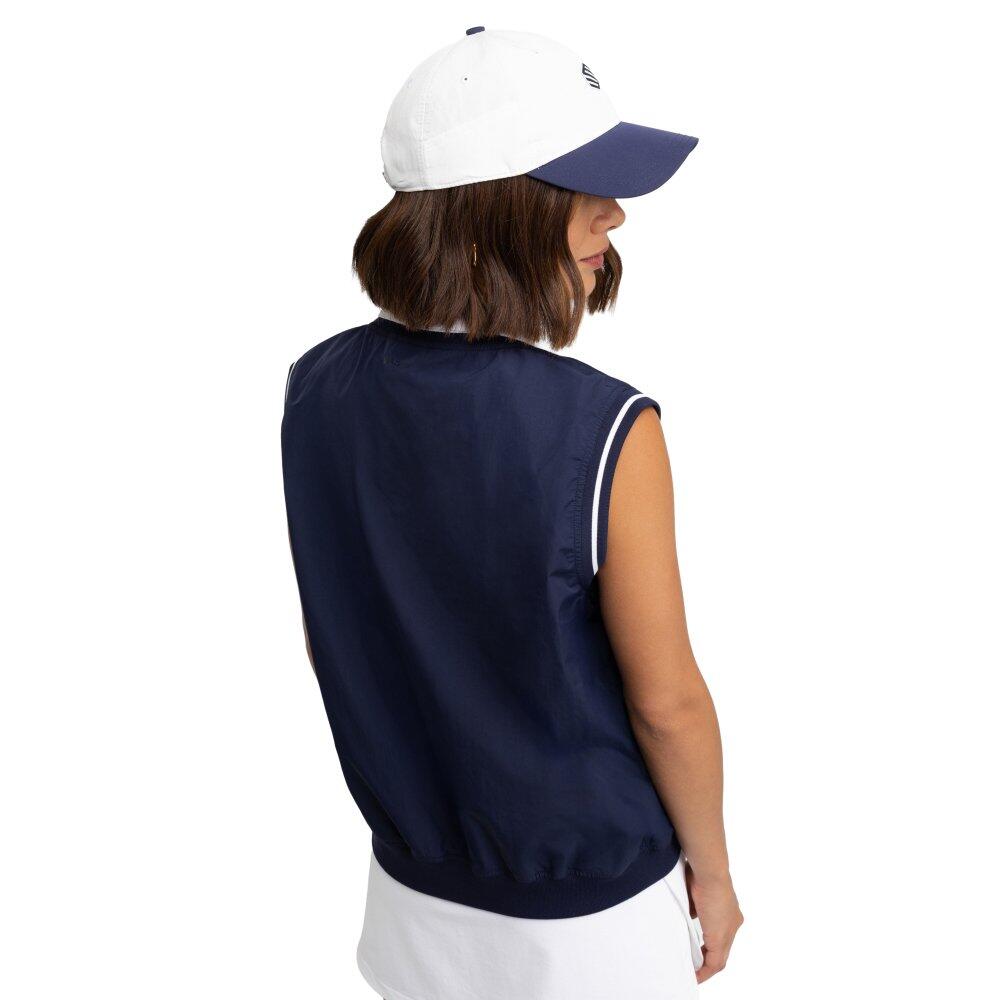Gilet coupe-vent de golf femme Grace Navy Bleu 2/6