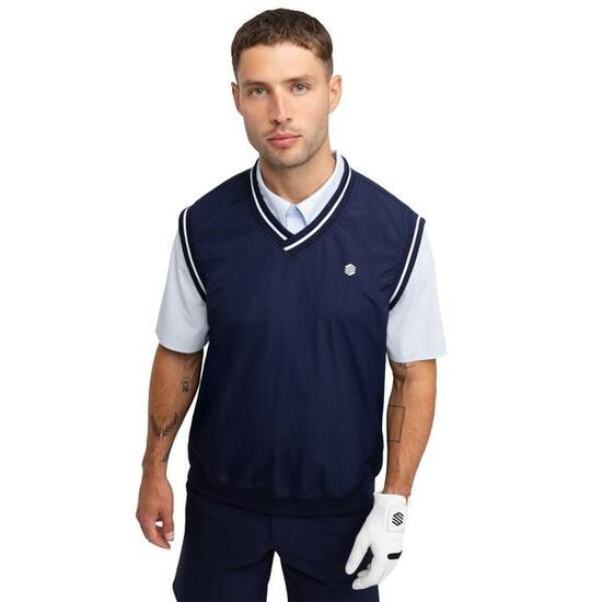 Herren Golf winddichte weste Putt Navy Blau