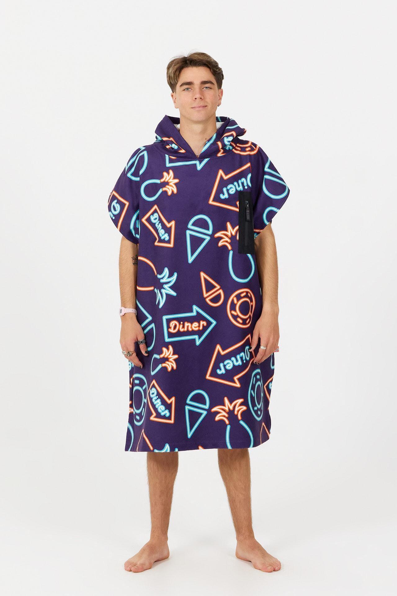 Poncho de Surf para Adultos – Tech Pocket – Neon 4/5
