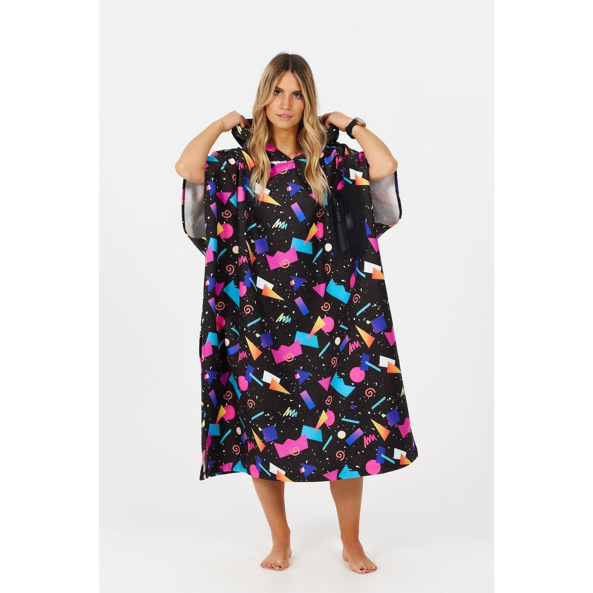After Essentials - Poncho Surf Adulte - Tech Pocket - Yoko - Serviette Poncho - Noir - Taille Unique - Decathlon