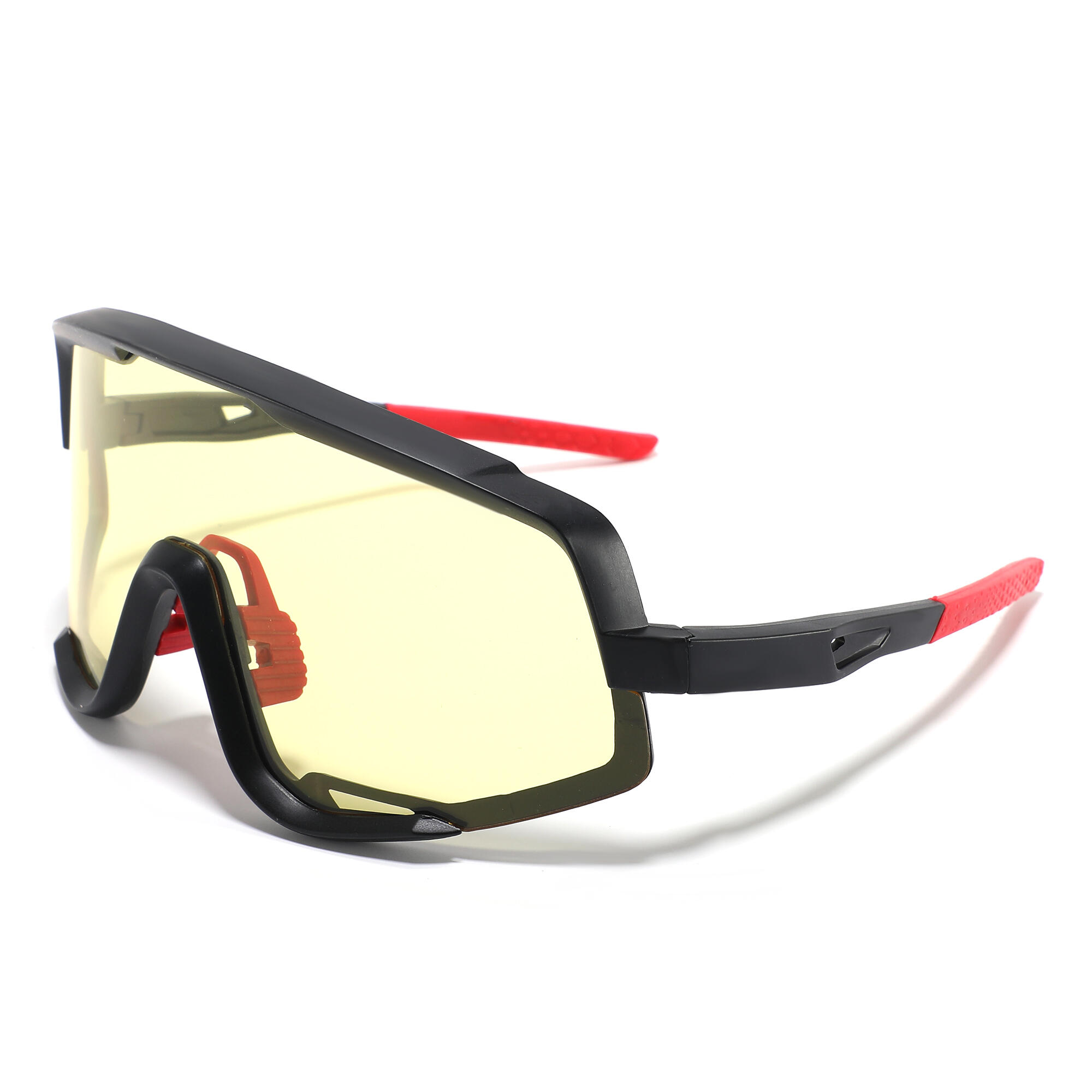 Fluor - Lunettes De Soleil Fluor Eyewear | 9318-c8 Unisexes Noires - Lunettes De Soleil - Jaune|noir - No Size - Decathlon