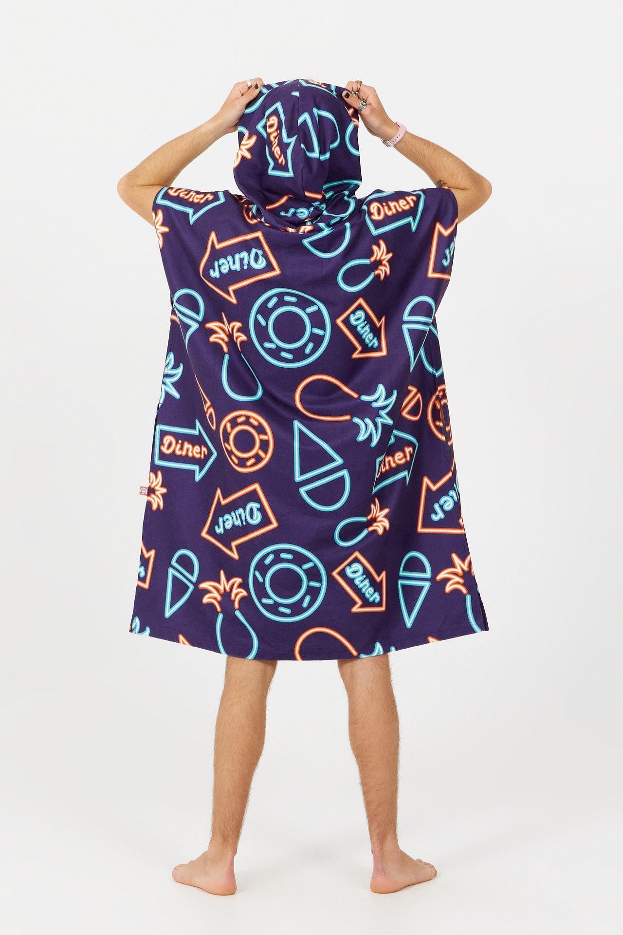 Poncho de Surf para Adultos – Tech Pocket – Neon 2/5