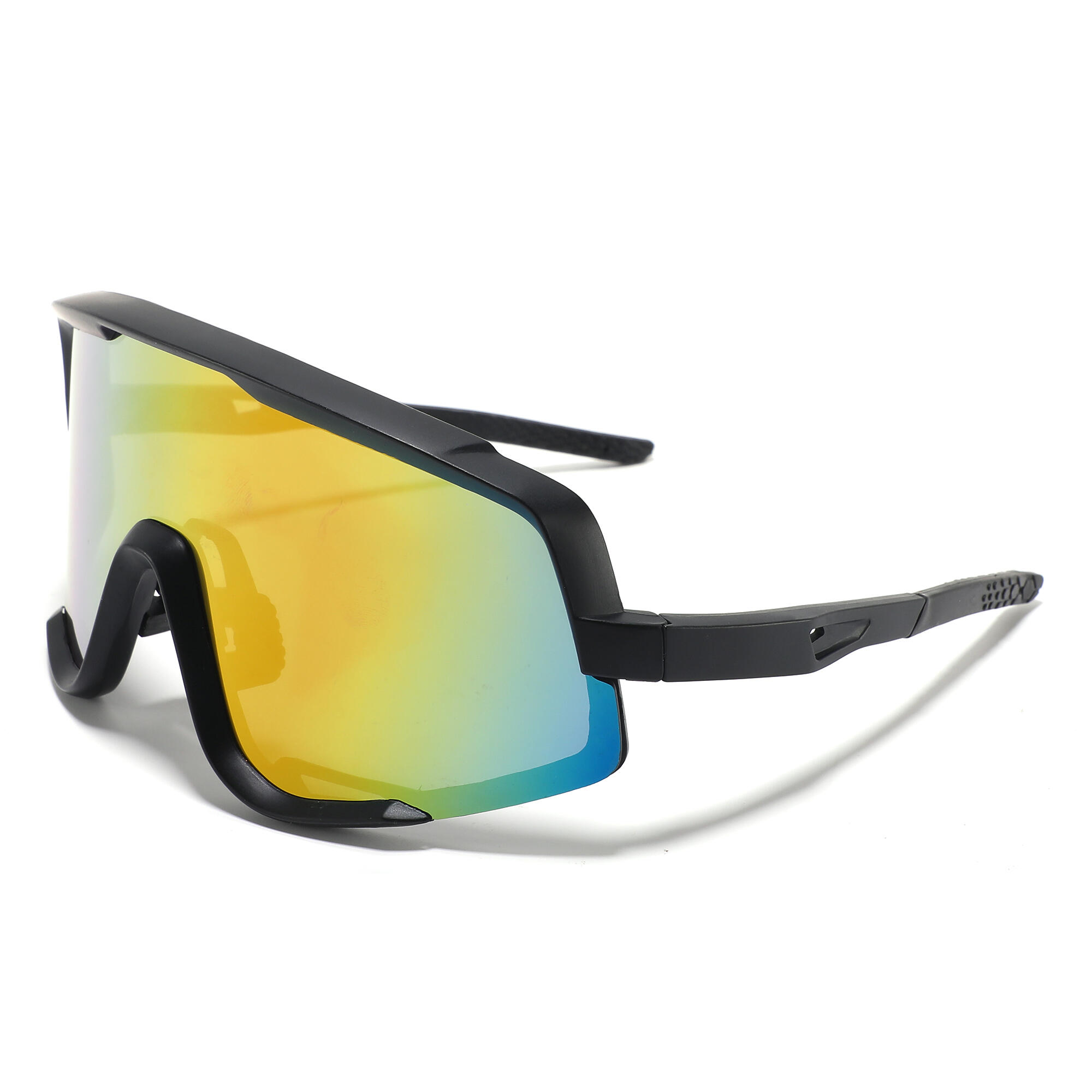 Fluor - Lunettes De Soleil Fluor Eyewear | 9318-c3 Unisexes Noires - Lunettes De Soleil - Noir|rouge - No Size - Decathlon