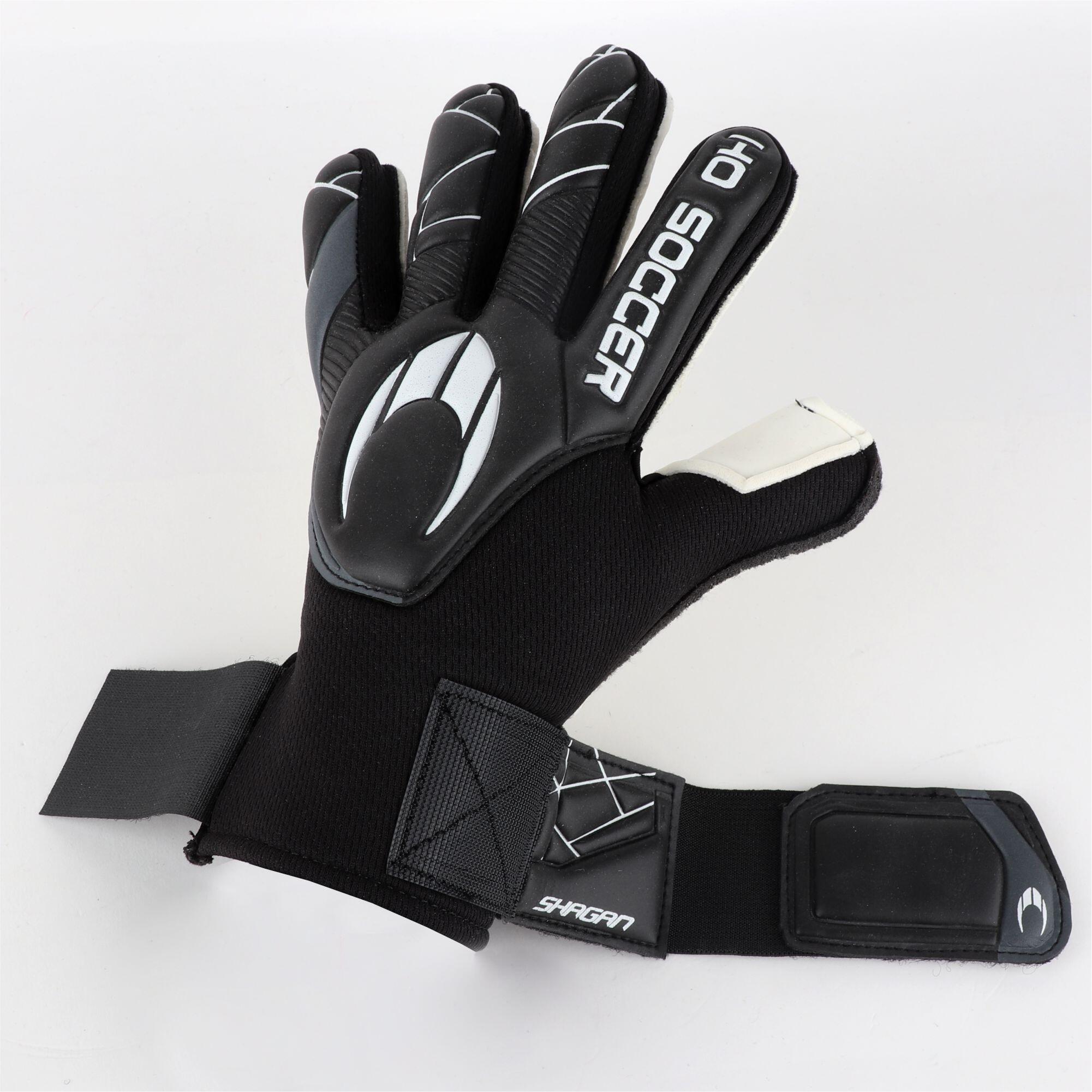 Guante de portero Ho Soccer Niño Shagan Flat Kid Pro Negro 3/7