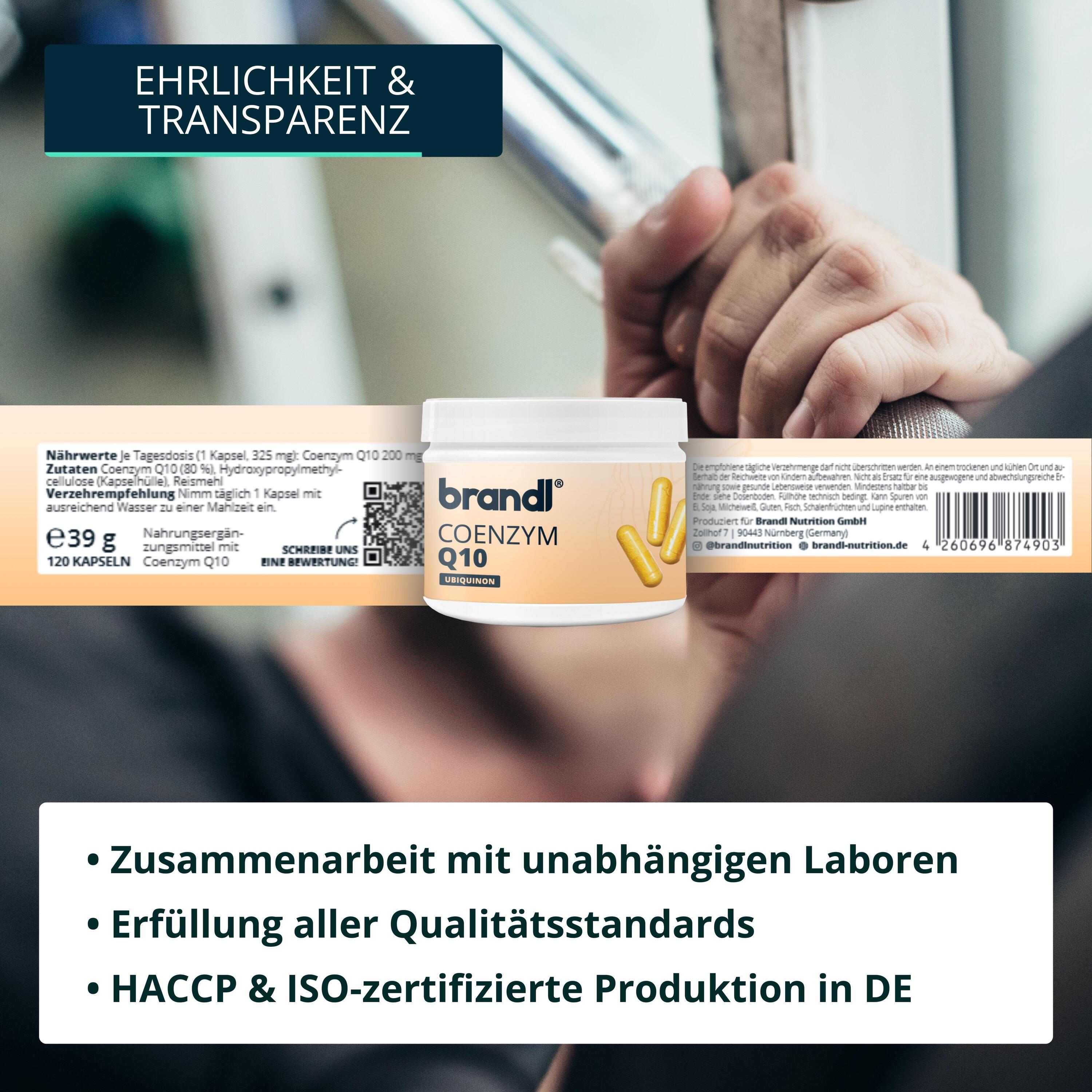 brandl® Coenzym Q10 (Ubiquinon) 2/6
