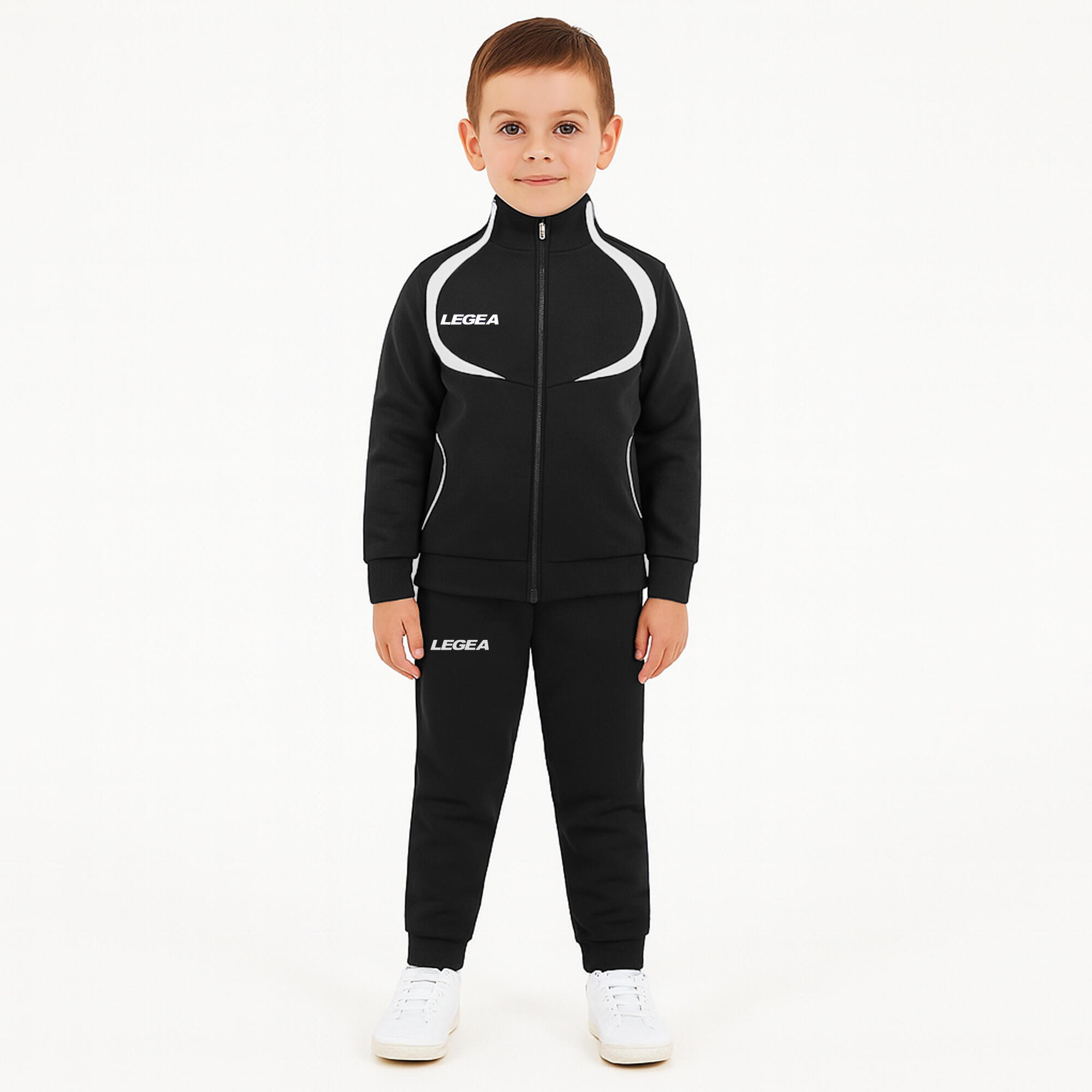 LEGEA Kids' Sports Tracksuit Full Zip Comfortable SINGAPORE JR