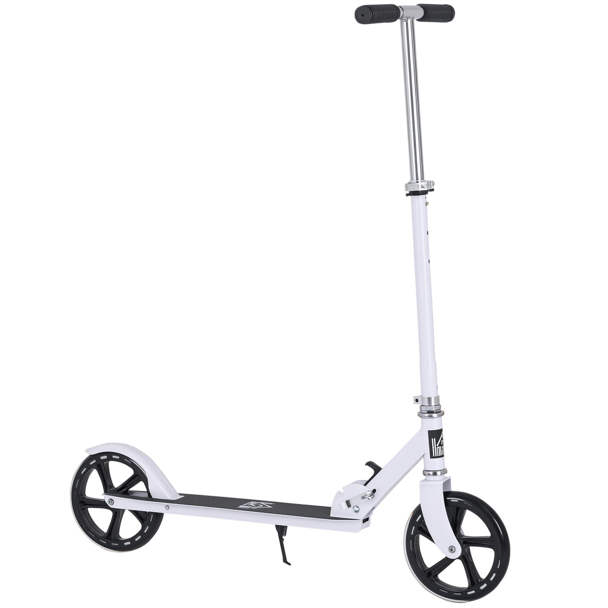 HOMCOM Trotinete Criança 88x37x75-100 cm Branco HOMCOM