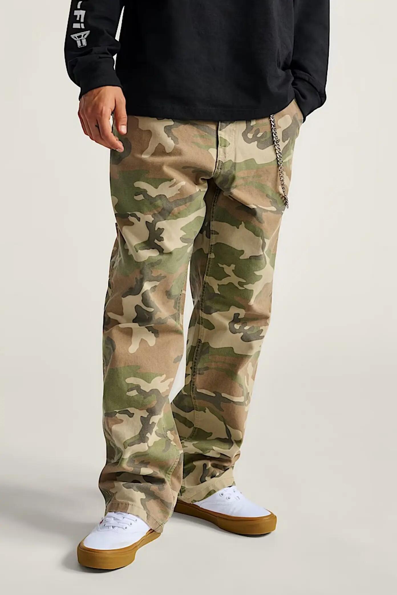 Broek Vans Model Drill Chore Carpenter Kleur Groen 5/5