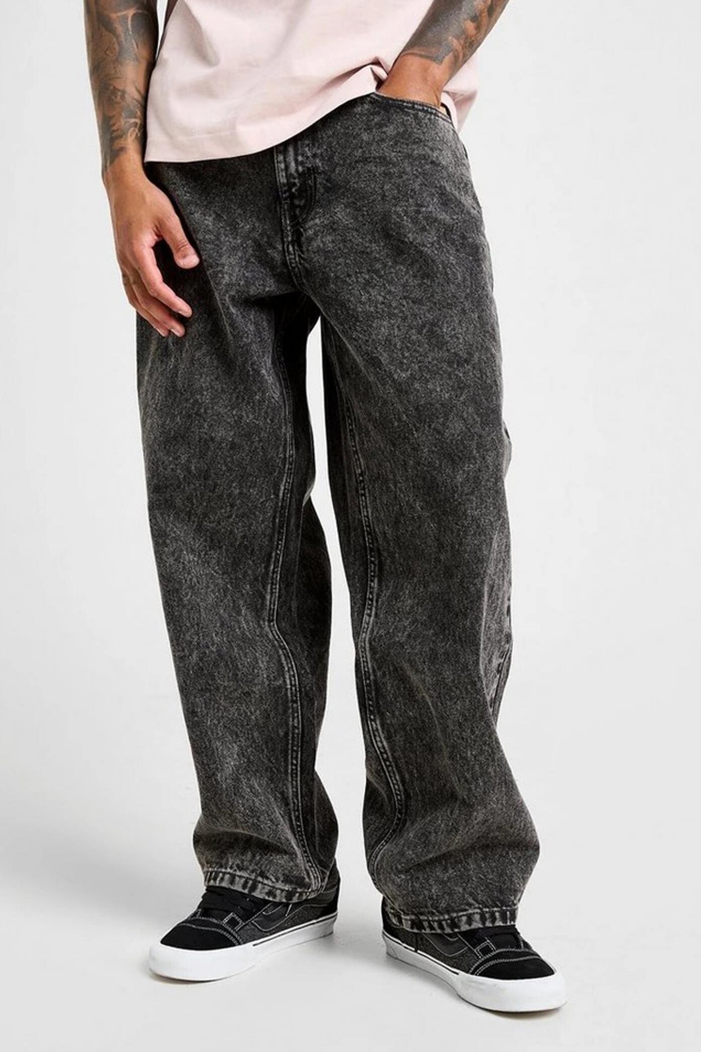 Pantalons Vans Modèle Check-5 Baggy Denim Pa Couleur Noir 5/5
