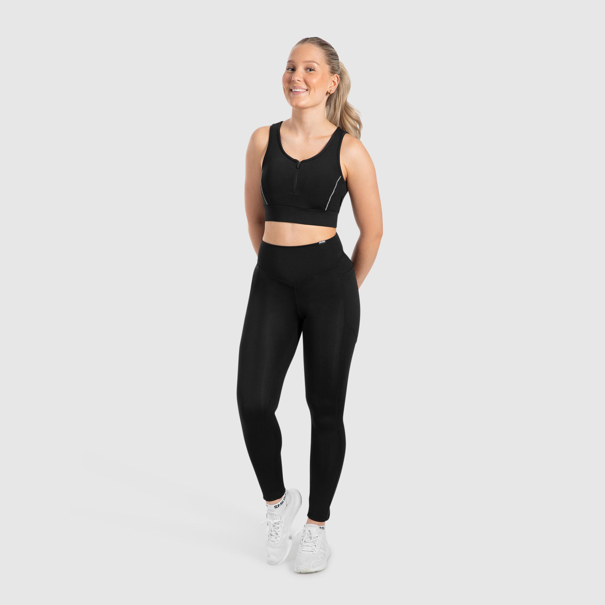 Damen Leggings Leticia Schwarz 3/5
