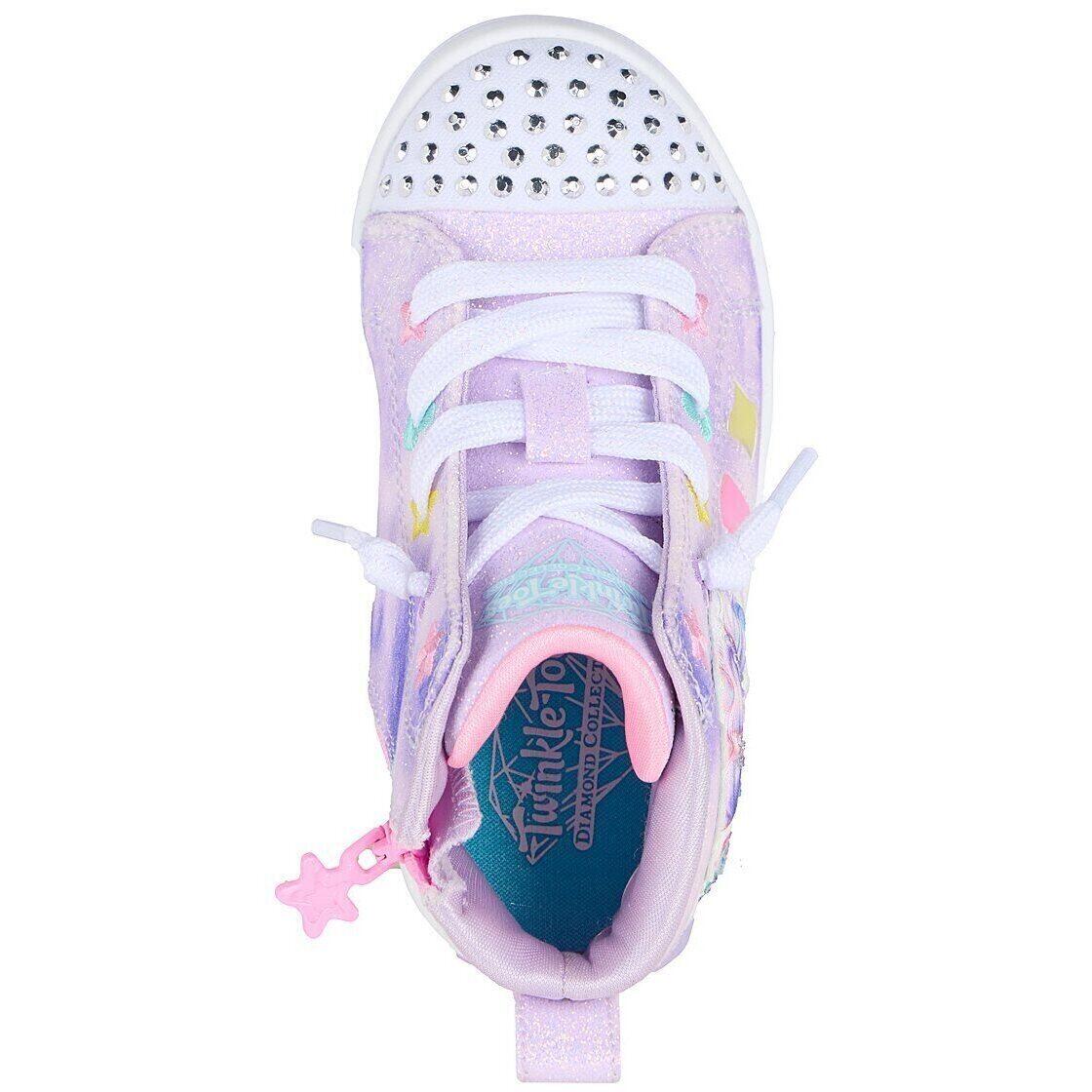 Baskets Skechers S Lights-twi-lites 2.0-unico, Violet, Enfants 2/5