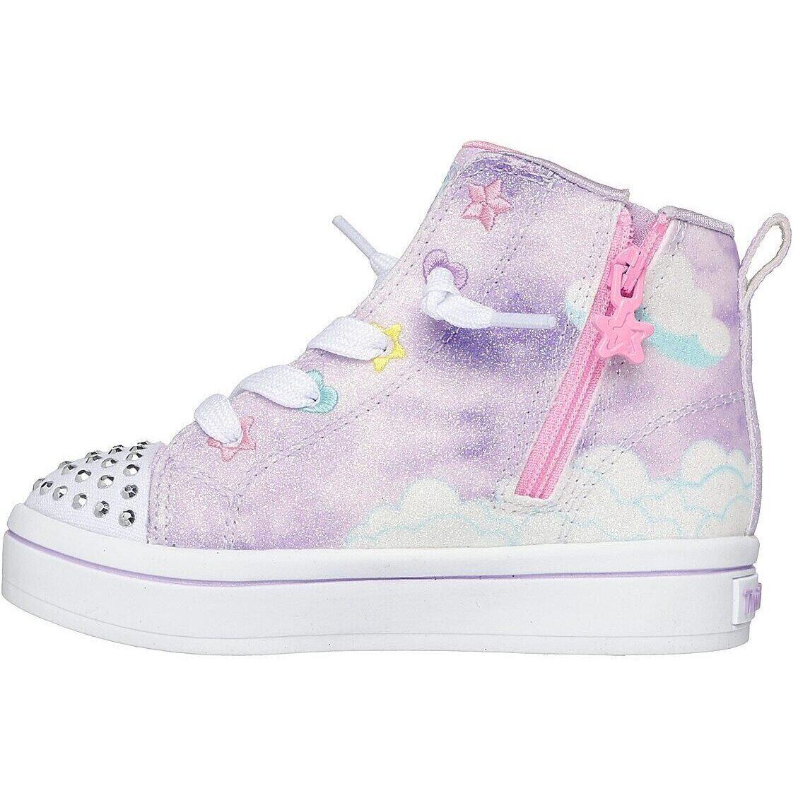 Baskets Skechers S Lights-twi-lites 2.0-unico, Violet, Enfants 5/5