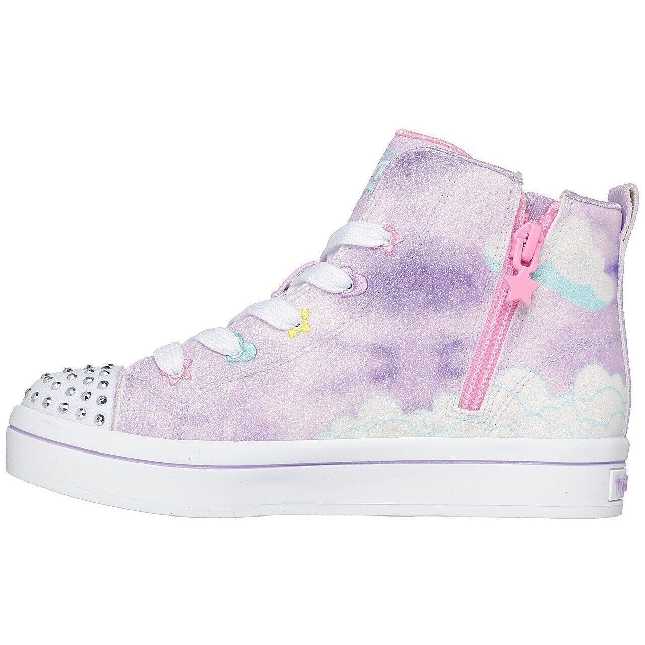 Baskets Skechers S Lights-twi-lites 2.0-unico, Violet, Enfants 5/5