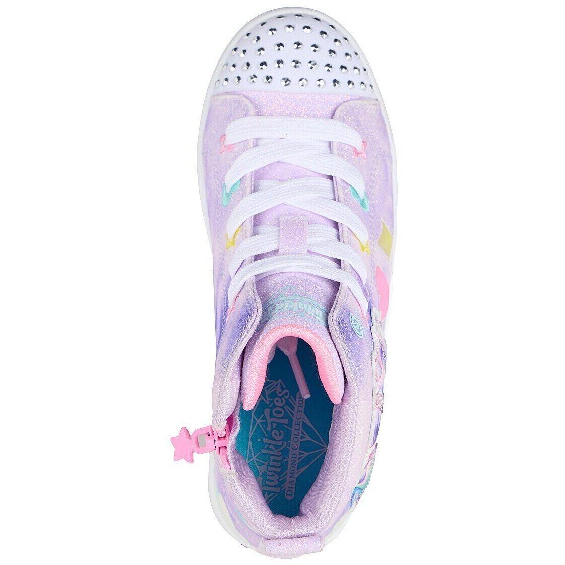 Baskets Skechers S Lights-twi-lites 2.0-unico, Violet, Enfants 2/5