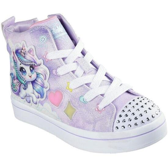 Zapatillas Skechers S Lights-twi-lites 2.0-unico, Púrpura, Niños
