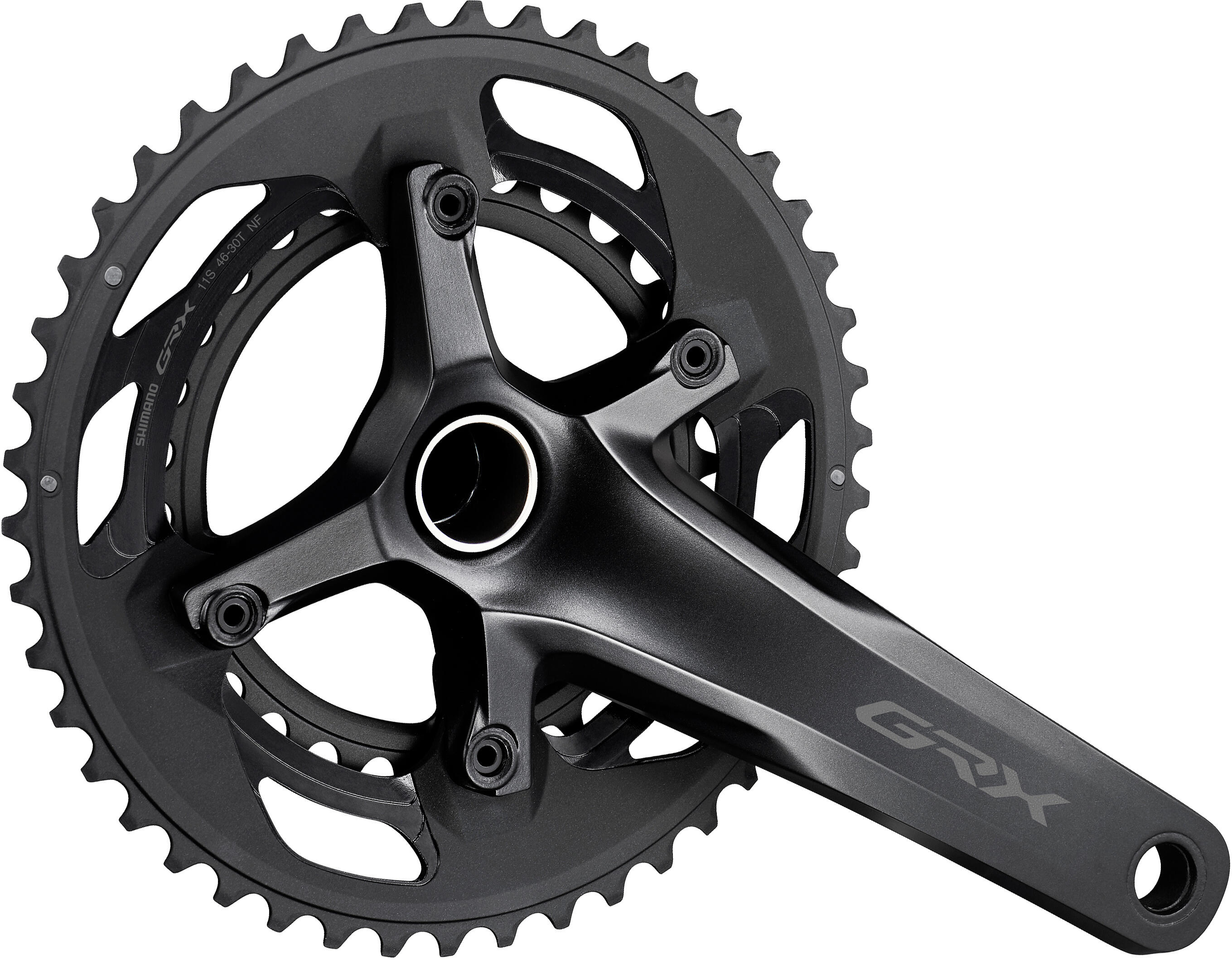 SHIMANO Kurbelgarnitur GRX FC-RX600 2x11-fach , 46-30T, 172,5 mm