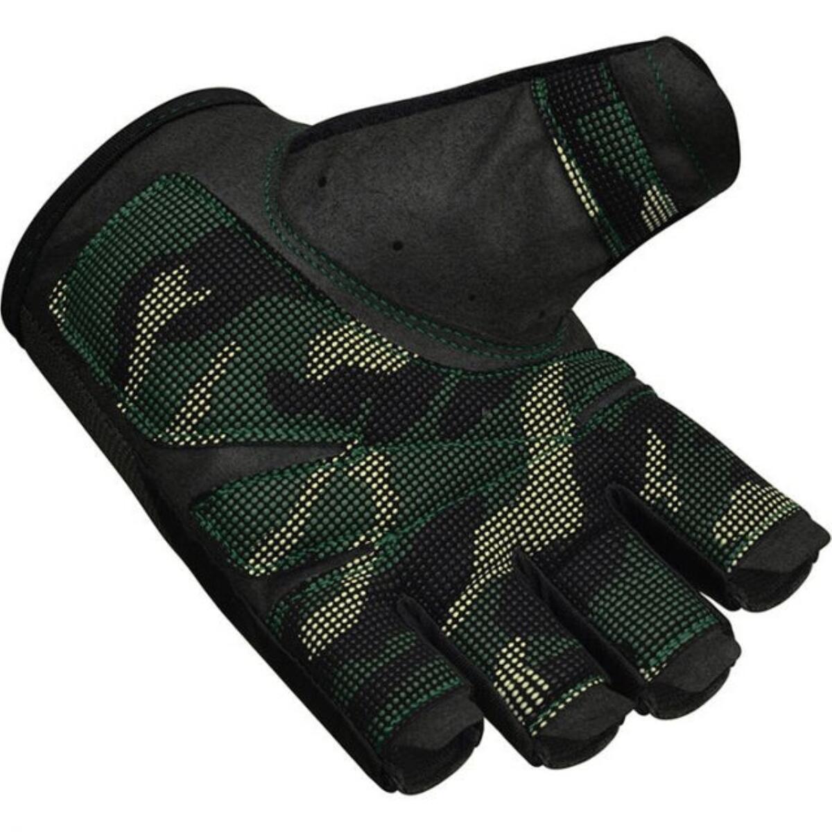 RDX T2 Weightlifting Half Finger Gym Gloves 4/6