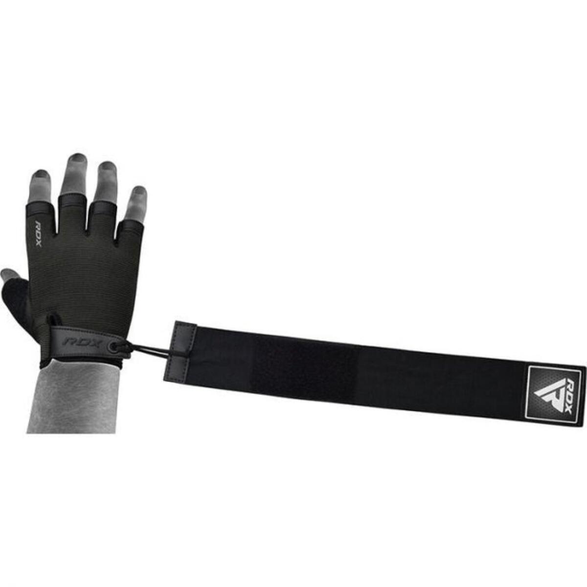 RDX T2 Weightlifting Half Finger Gym Gloves 6/6