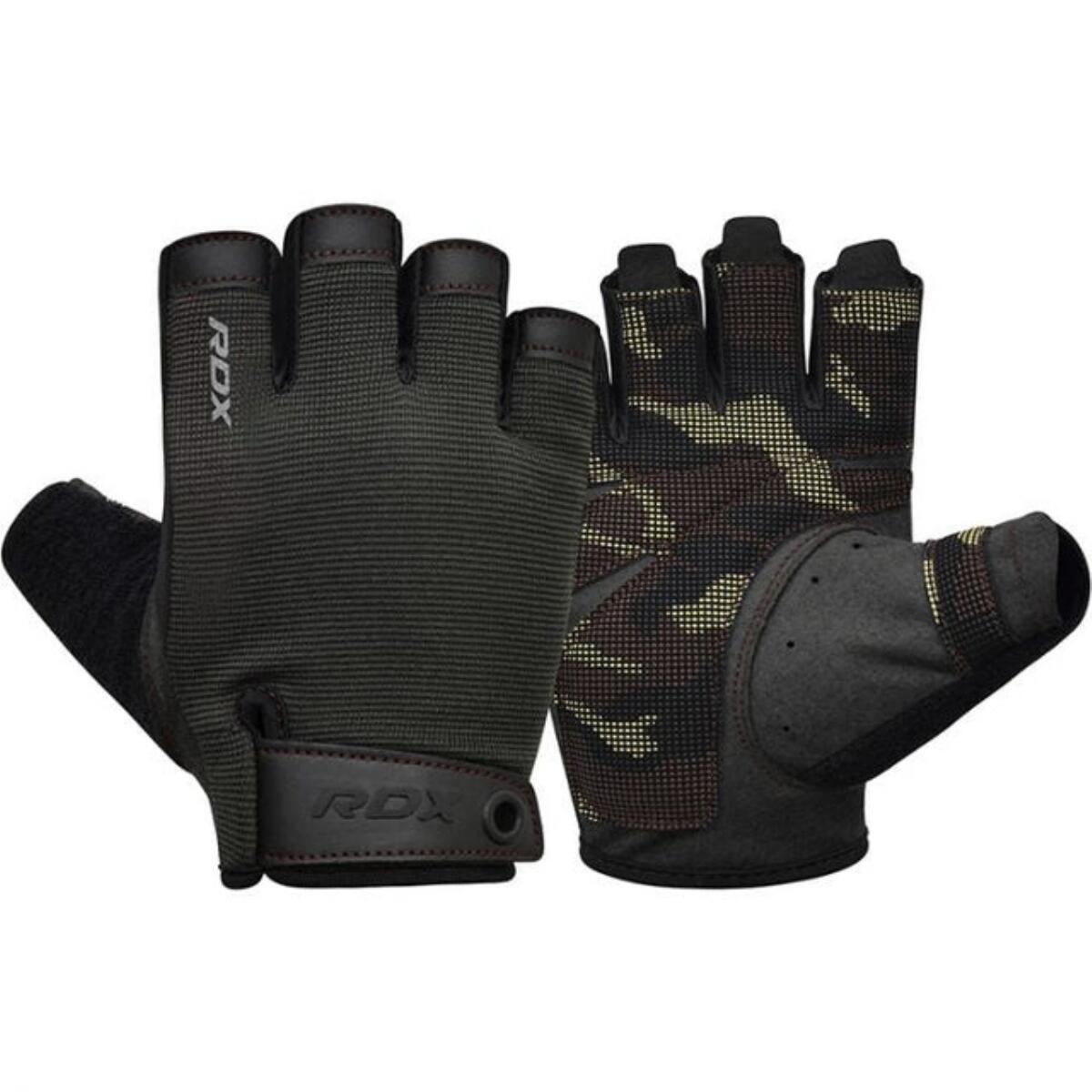 RDX T2 Weightlifting Half Finger Gym Gloves 4/6