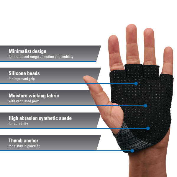 Guanti da bodybuilding per donna - Palm Guards Taglia L 3/5