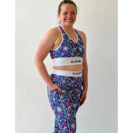 Długie legginsy damskie Les Poulettes Fitness Hippocampe
