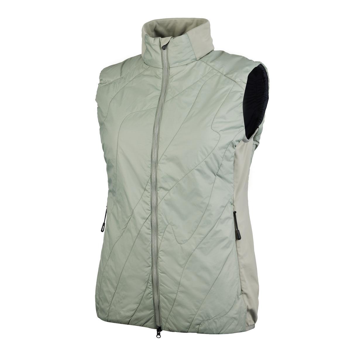 Protective - Gilet Isolant Hybride Pour Femme Rembourré -p-scope W - Olive Clair - Vélo - Doudoune Duvet - Vert - Decathlon
