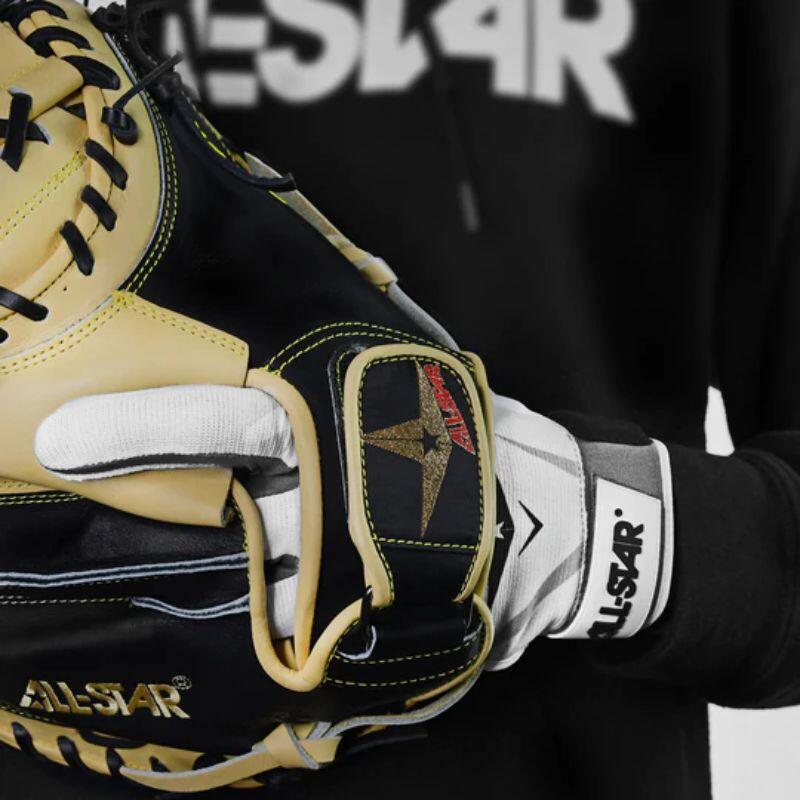All Star CG6001-A Adult Right Hand Throw Protective Catcher's Inner Glove S Size 3/3