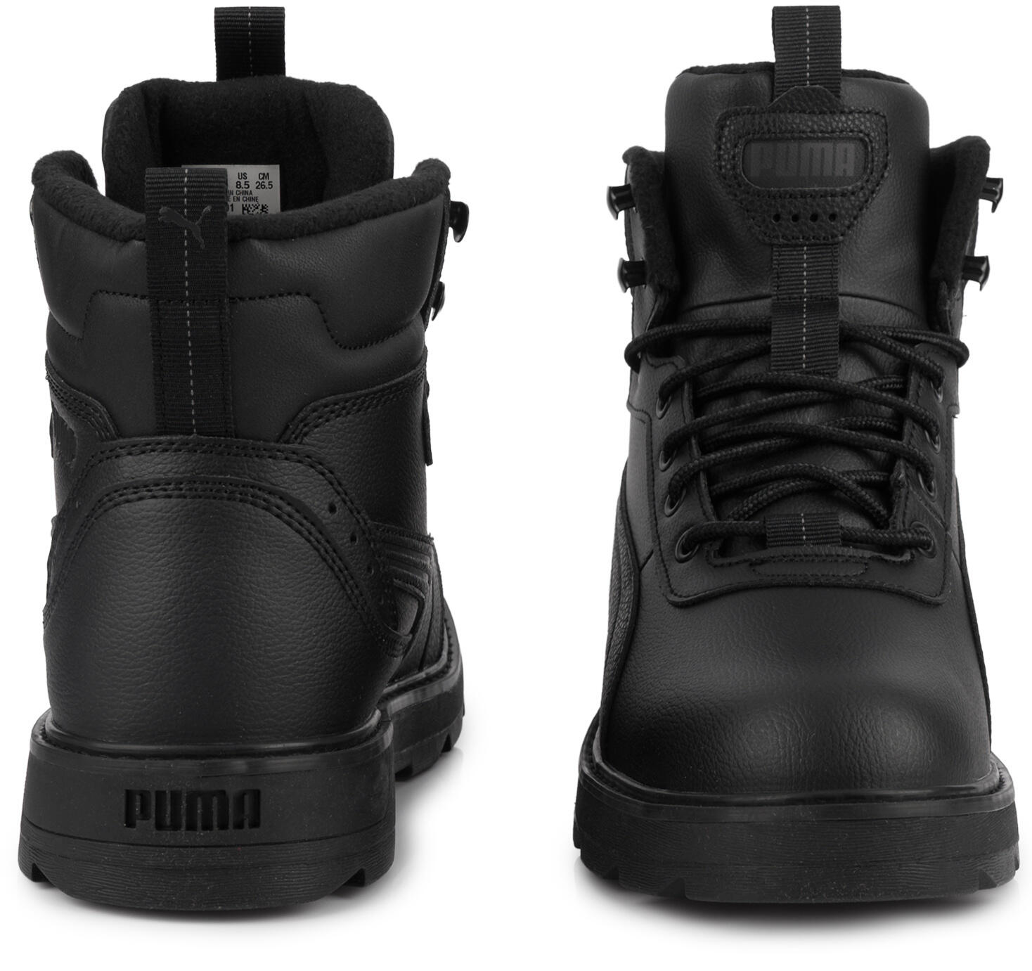 Buty sportowe trapery wysokie ocieplane czarne PUMA DESIERTO 6/7