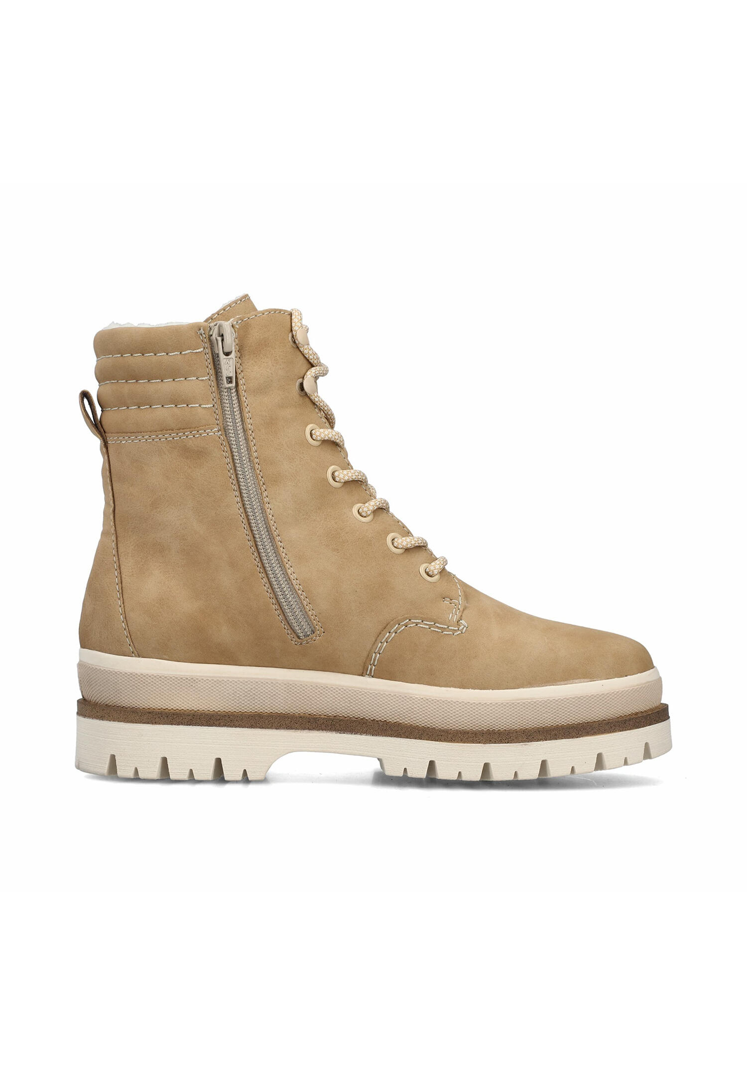 Rieker Damen Schnürstiefel Stiefelette warm gefüttert Y6225-60 beige 2/5