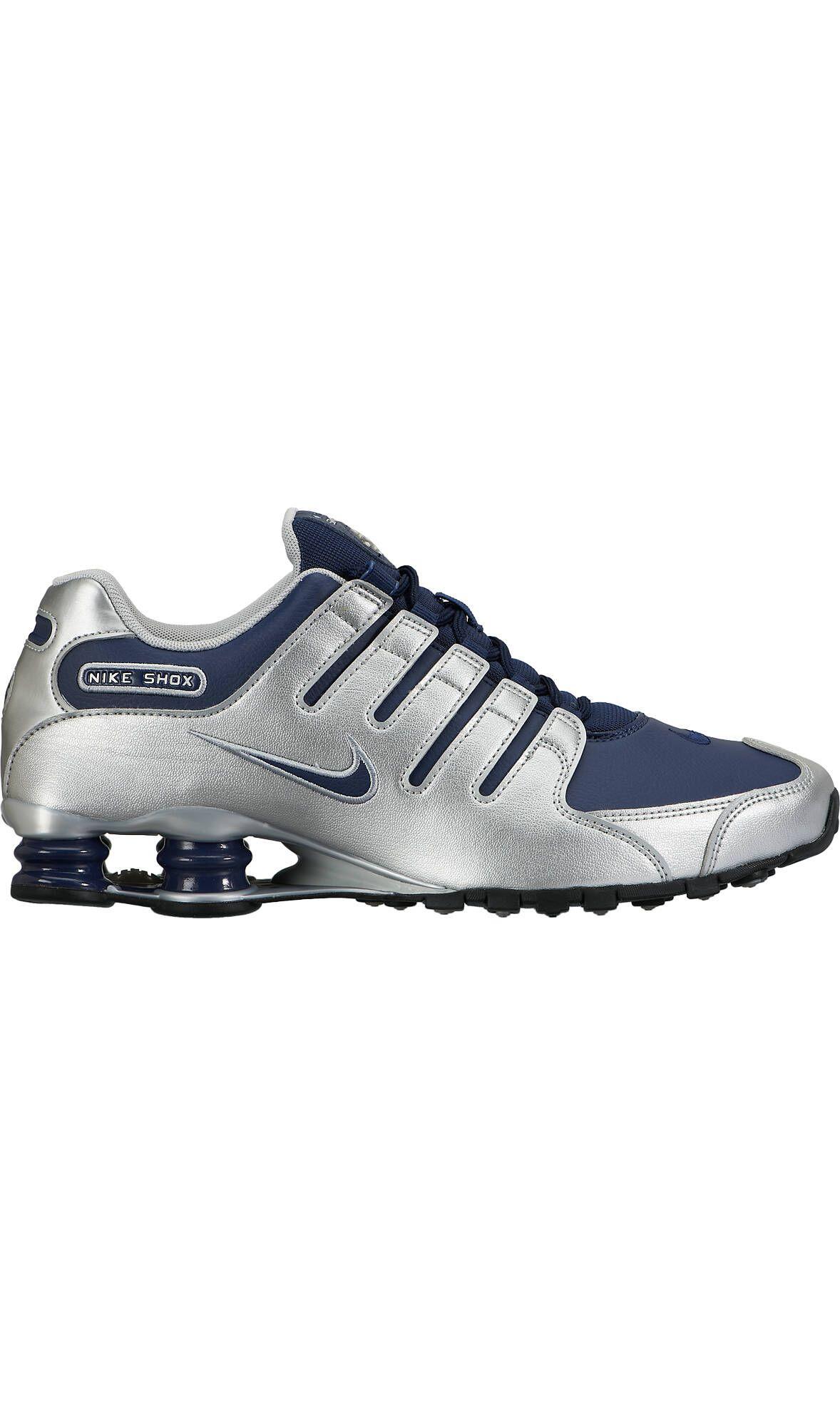 Nike Shox Nz Midnight Navy Metallic Silver 378341-402 1/5