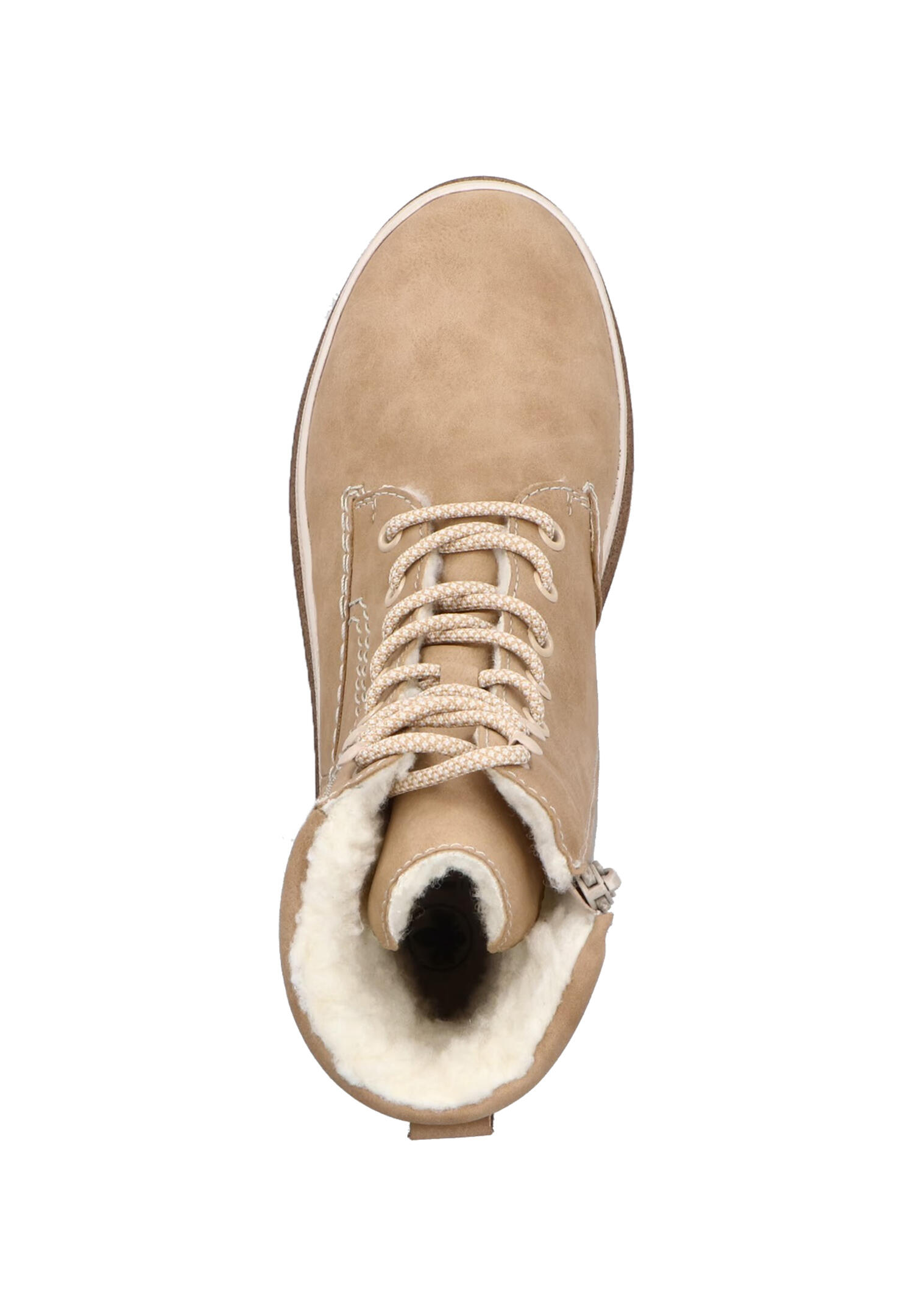 Rieker Damen Schnürstiefel Stiefelette warm gefüttert Y6225-60 beige 4/5