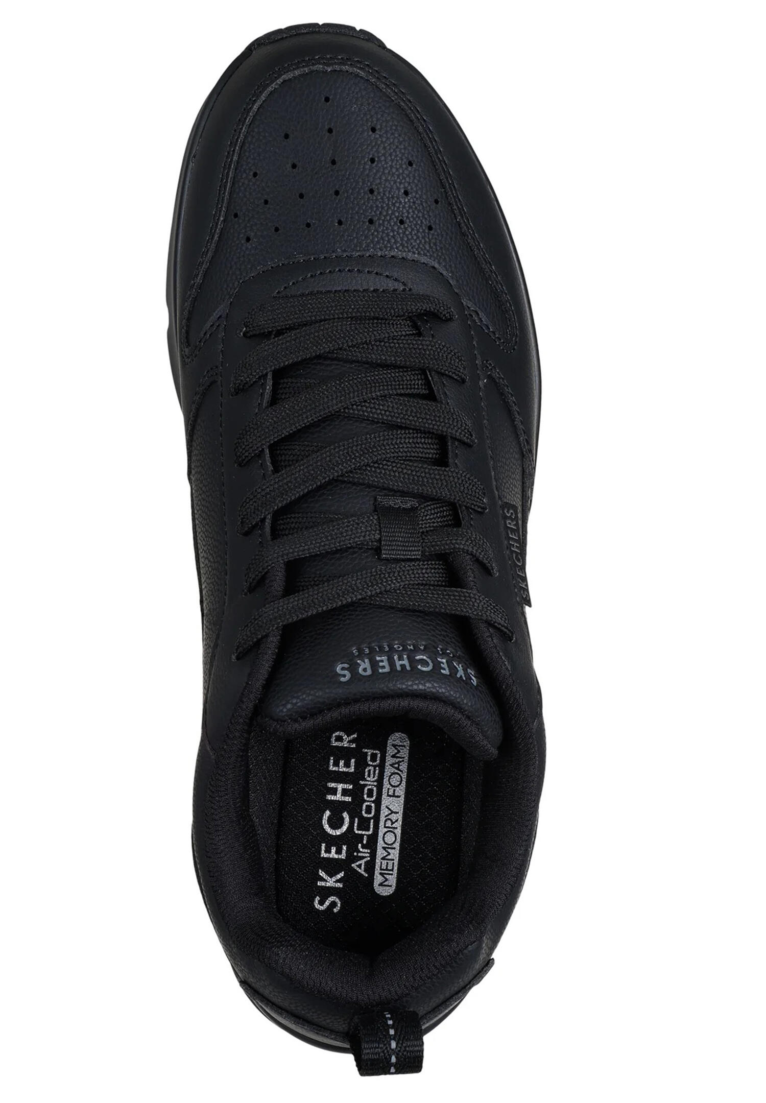 Skechers Herren Street UNO Alder Sneaker 183012 BBK Schwarz 3/4